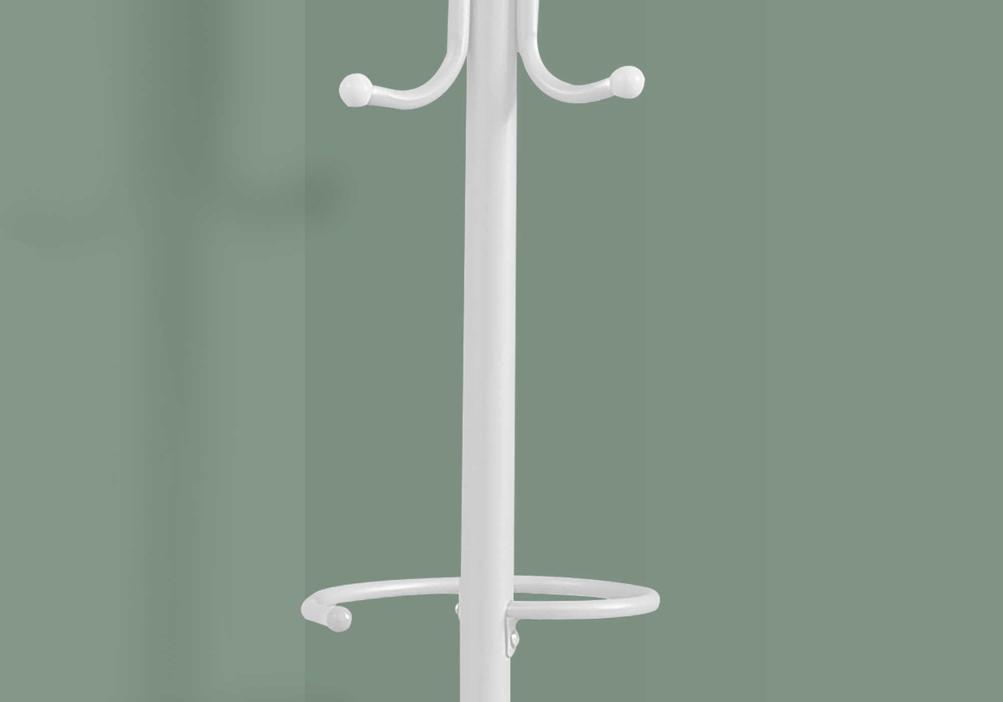PORTE-MANTEAUX – 173 cm H / MÉTAL BLANC N° I 2164