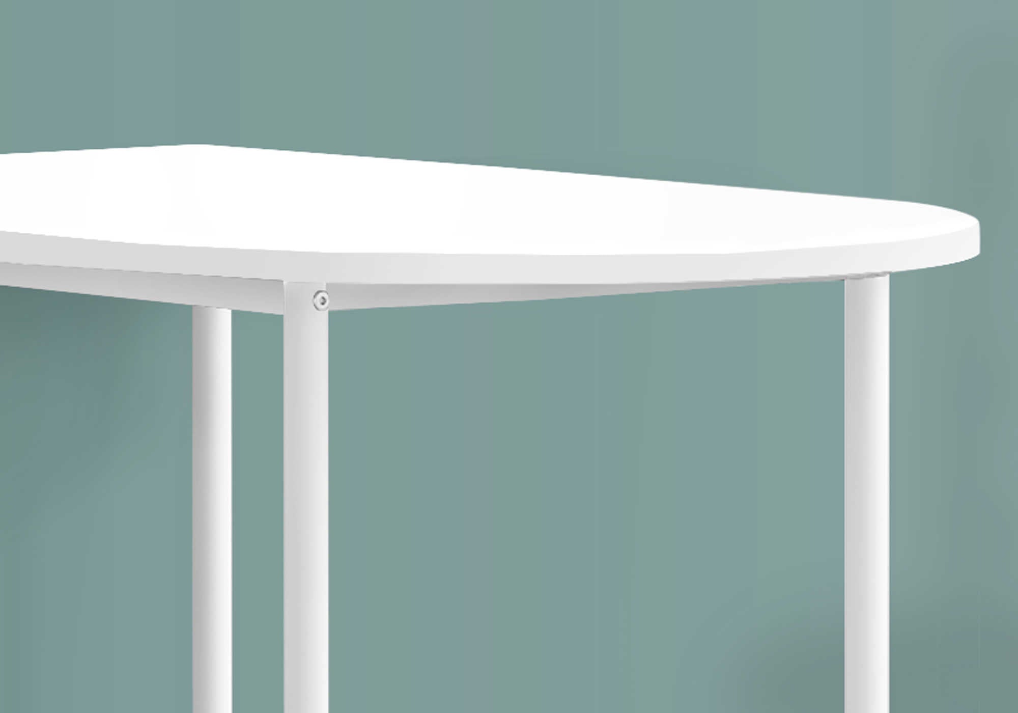 HOME BAR - 24"X 36" / WHITE TOP AND METAL SPACESAVER # I 2376