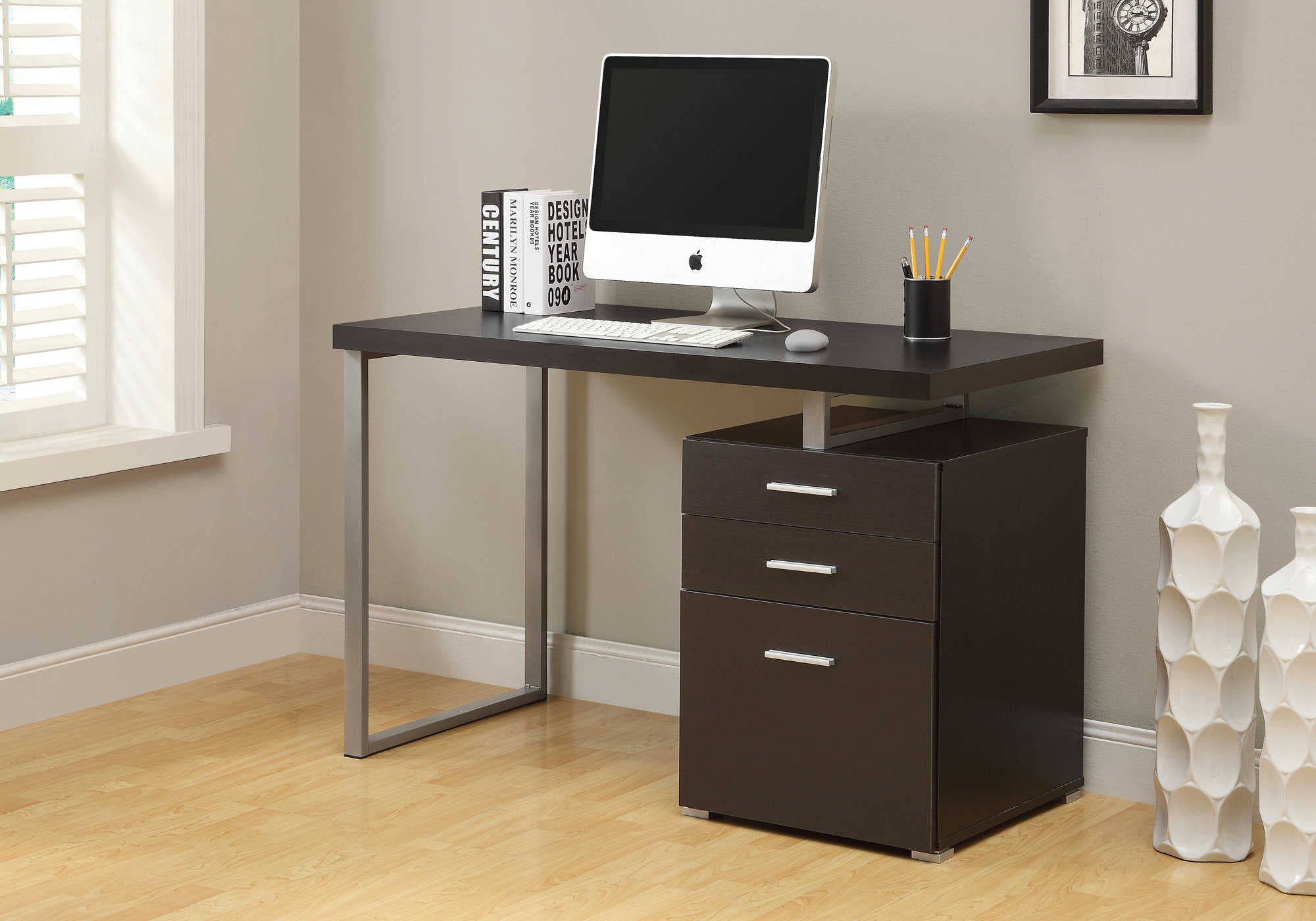 COMPUTER DESK - 48"L / ESPRESSO LEFT OR RIGHT FACING # I 7026
