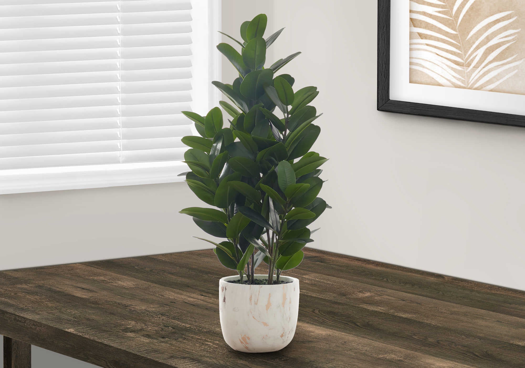 ARTIFICIAL PLANT - 31"H / INDOOR GARCINIA IN A 7" POT # I 9507