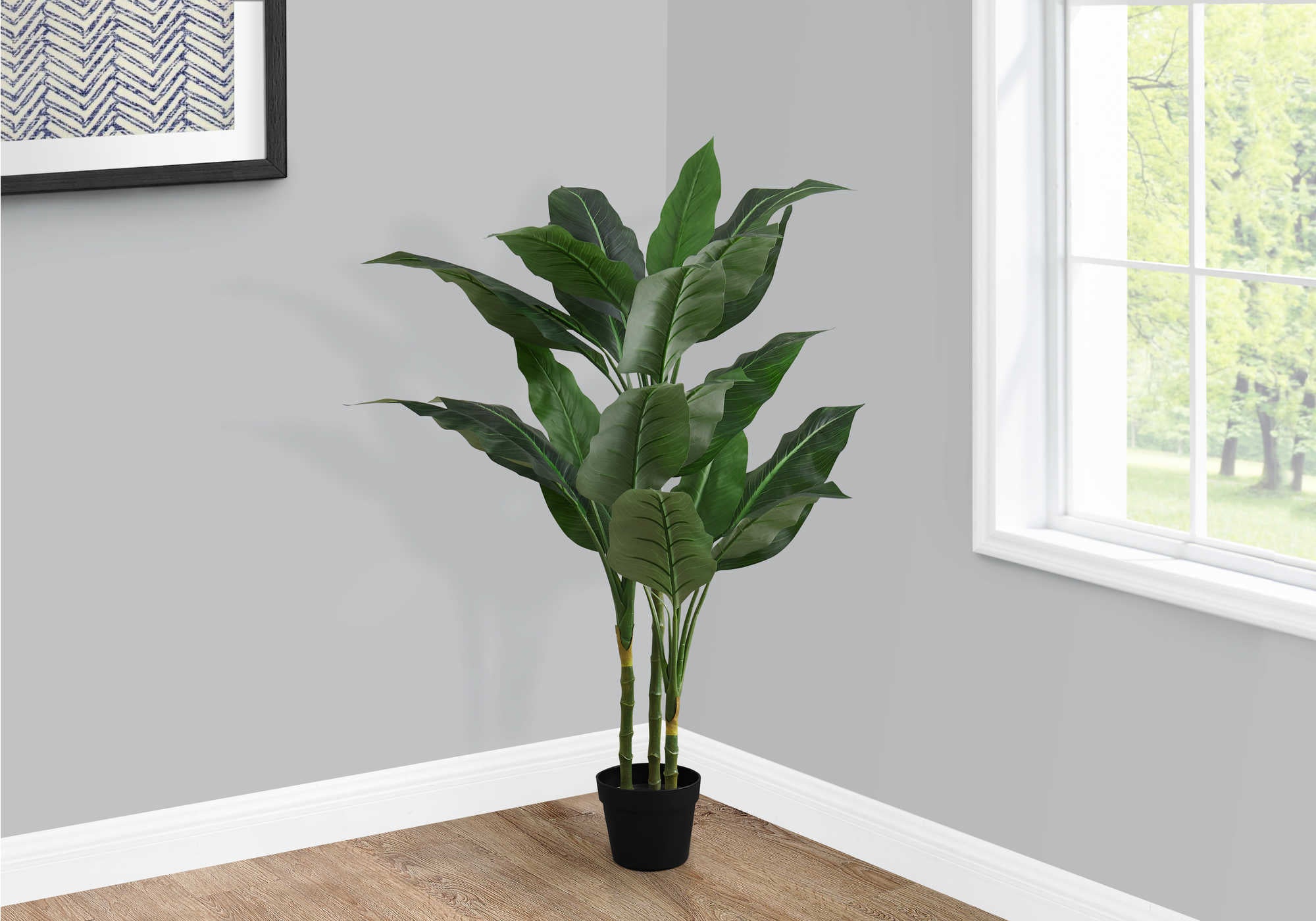 ARTIFICIAL PLANT - 42"H / INDOOR EVERGREEN IN A 5" POT # I 9512