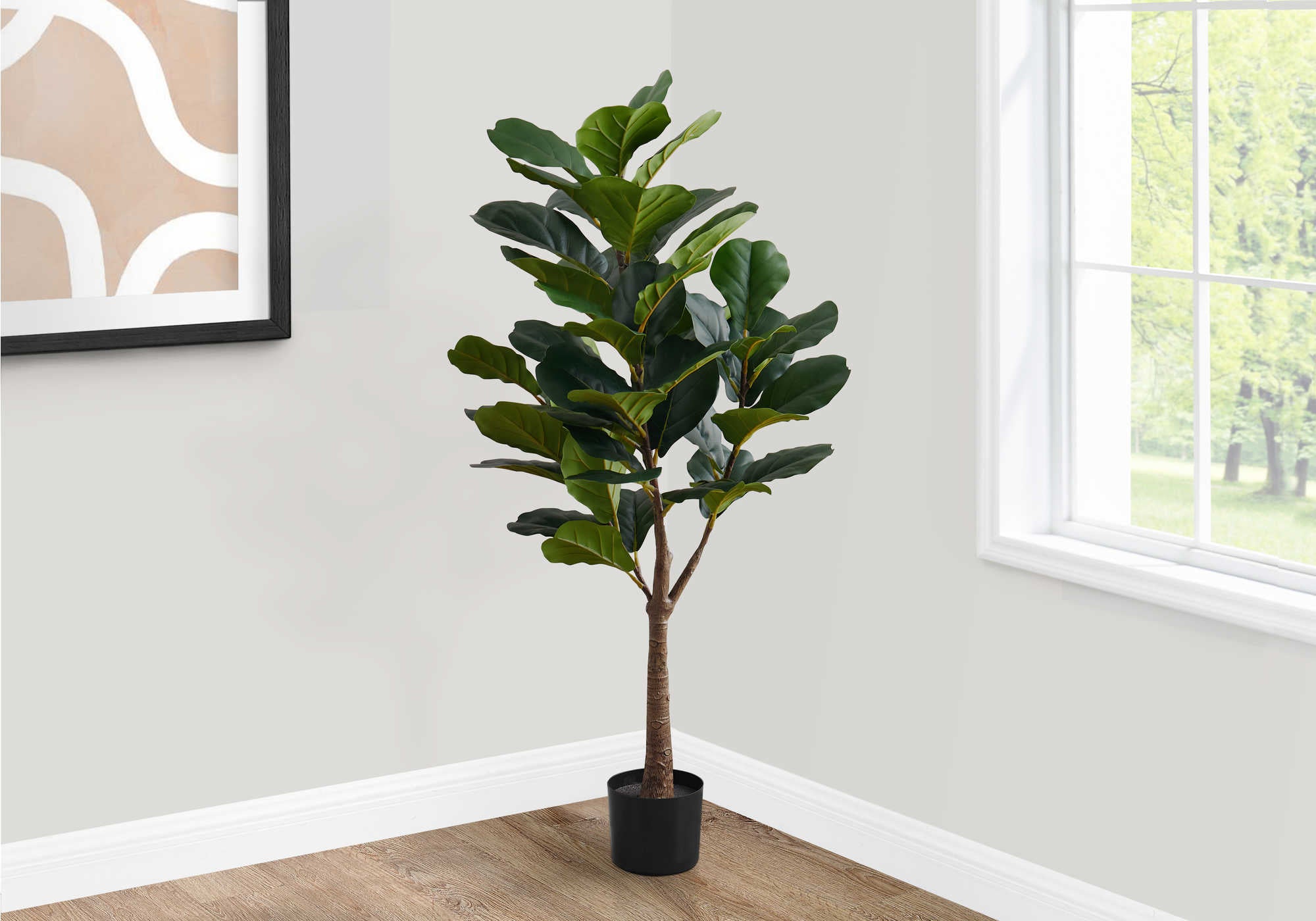 PLANTE ARTIFICIELLE – 119 cm H / VIOLON D'INTÉRIEUR EN POT DE 13 cm # I 9515