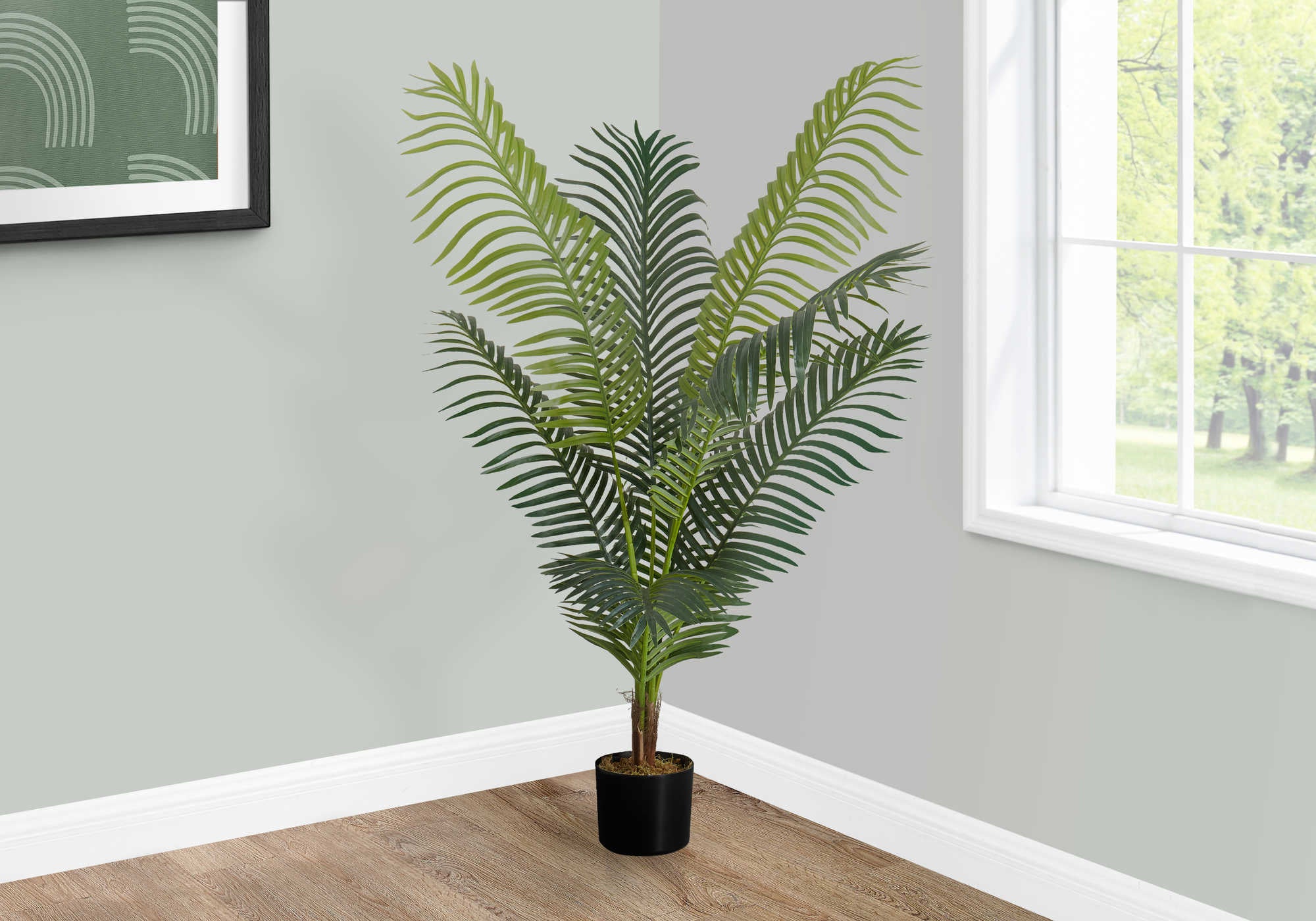 ARTIFICIAL PLANT - 47"H / INDOOR PALM TREE IN A 5" POT # I 9537