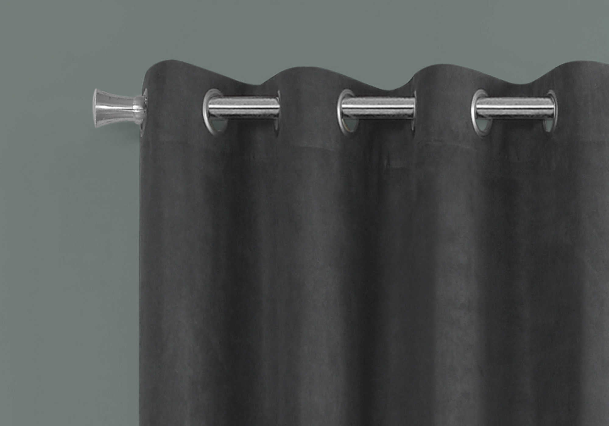 CURTAIN PANEL – 2PCS / 54"W X 84"H GREY ROOM DARKENING # I 9803