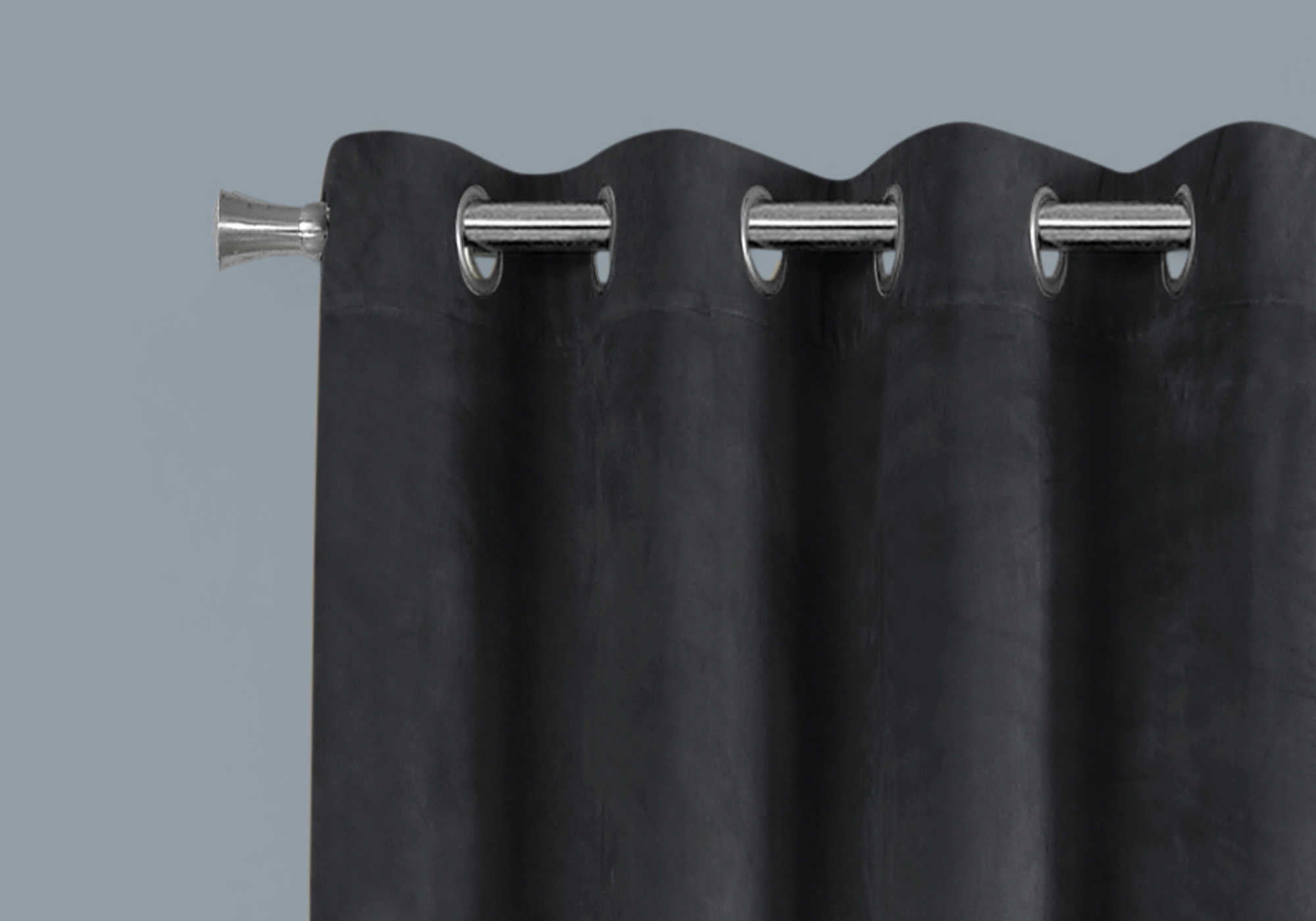 CURTAIN PANEL – 2PCS / 52"W X 84"H GREY ROOM DARKENING # I 9823