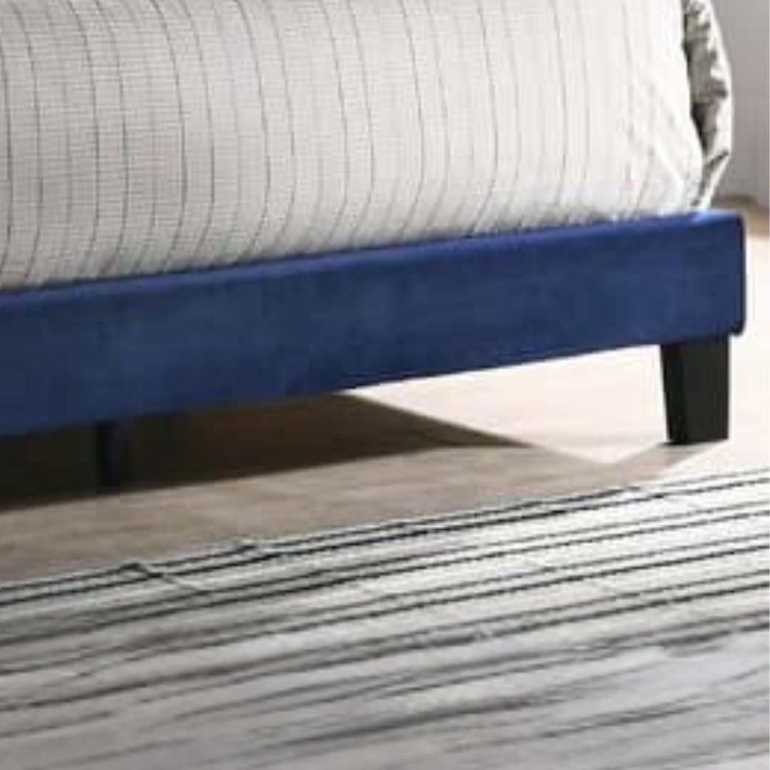 Ardenzo – Lit King Velvet – Bleu