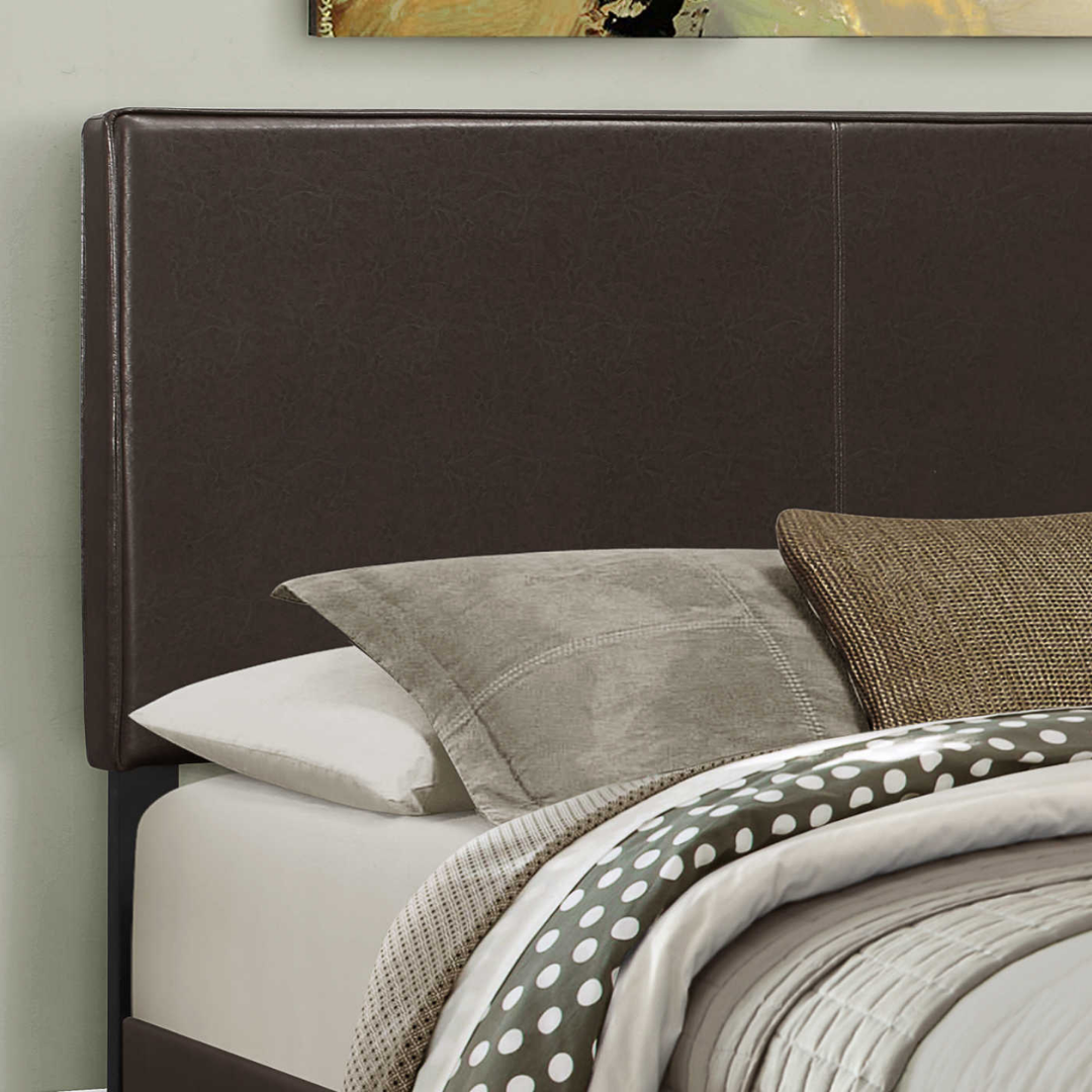 Lexden – Lit Queen – PU (Marron foncé)