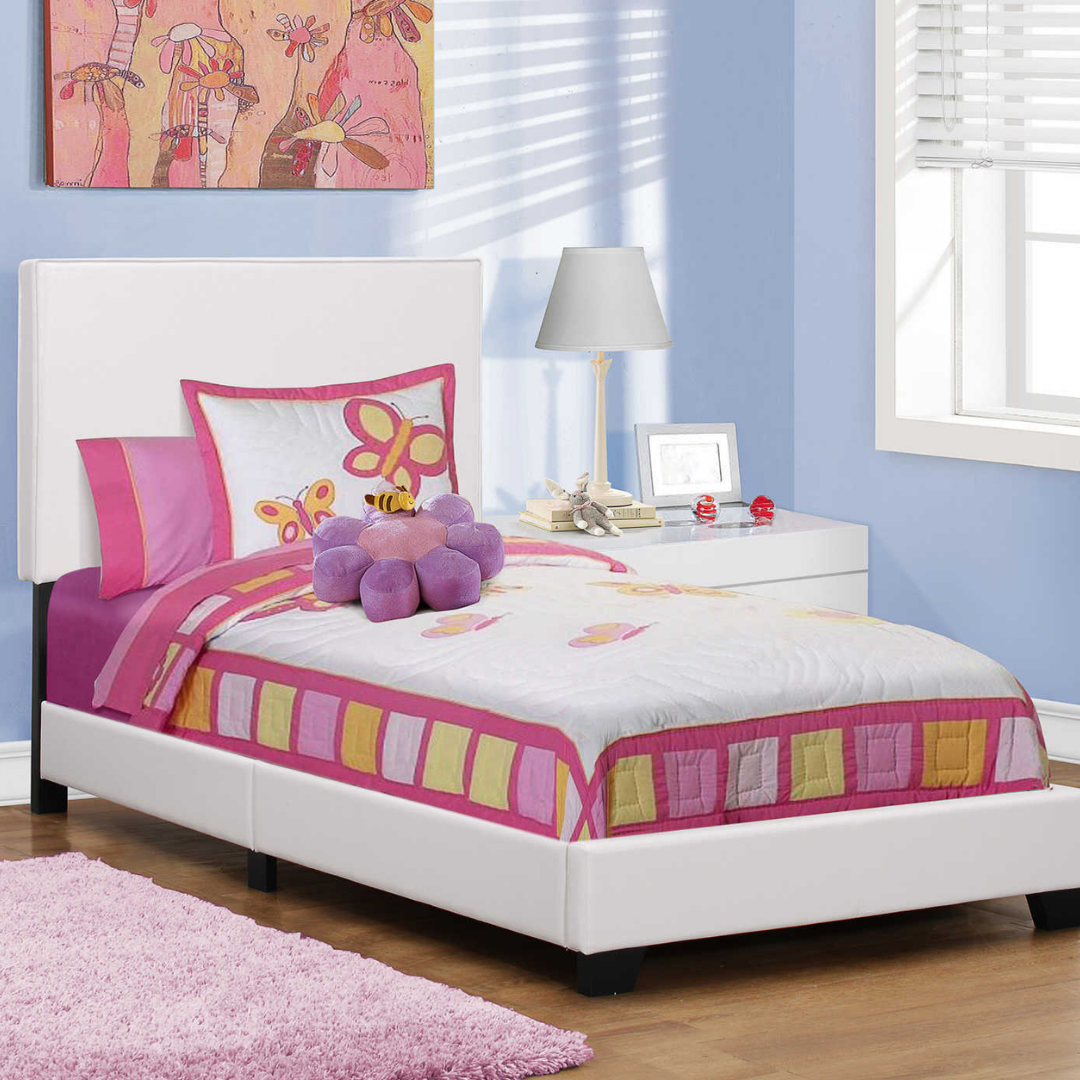 Lexden – Lit simple – PU (Blanc)