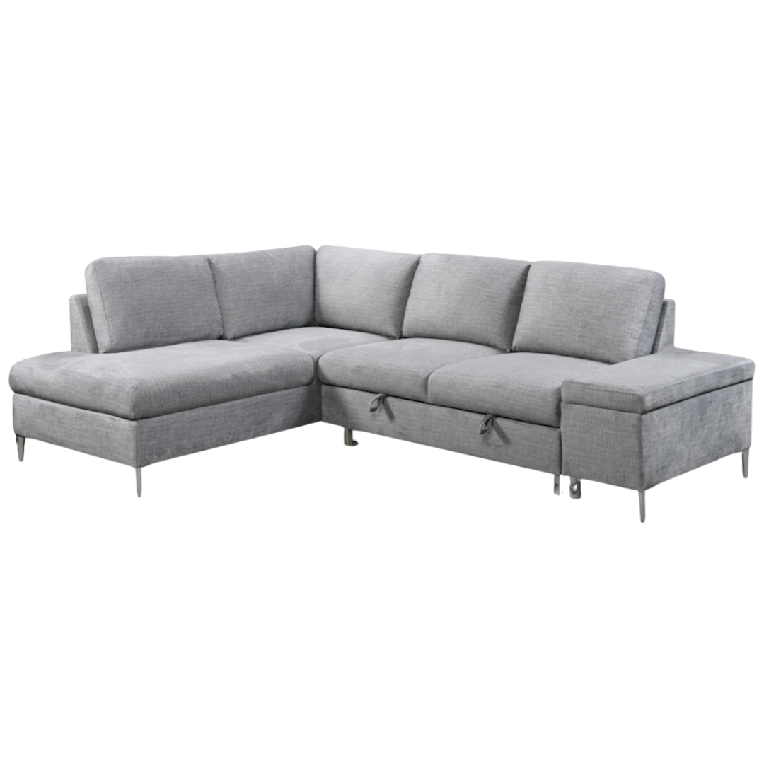 Lirix – Canapé-lit d'angle – Gris