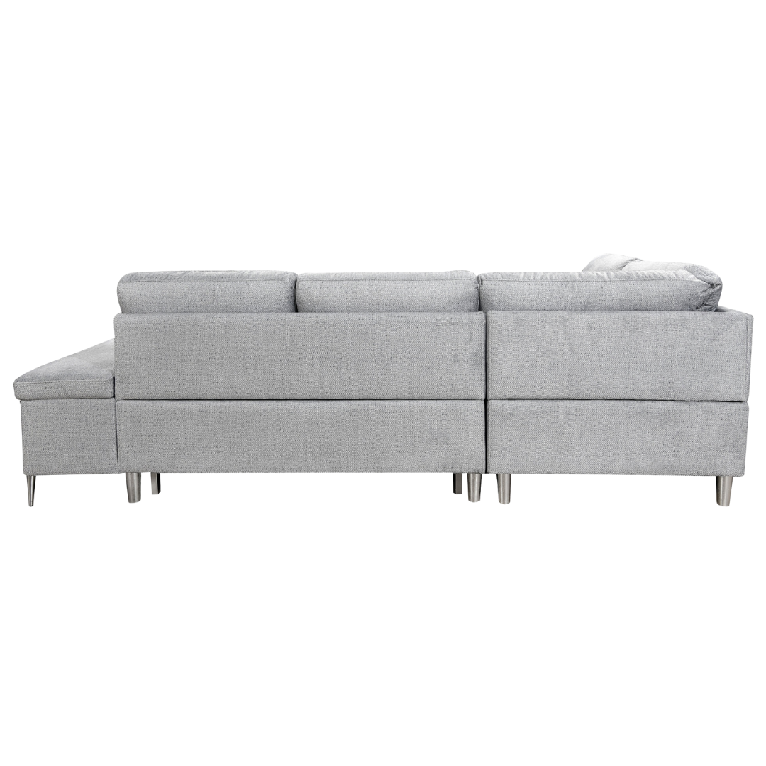 Lirix – Canapé-lit d'angle – Gris