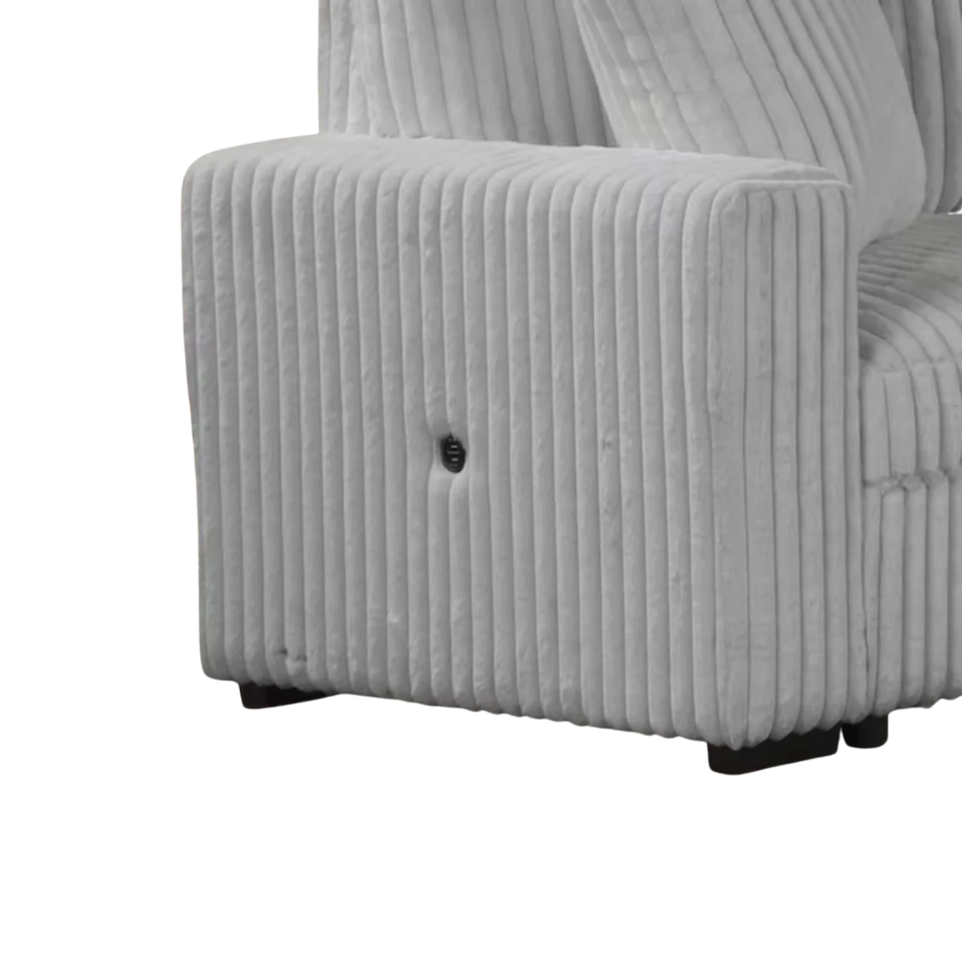 Lirven – Canapé-lit d'angle – Gris