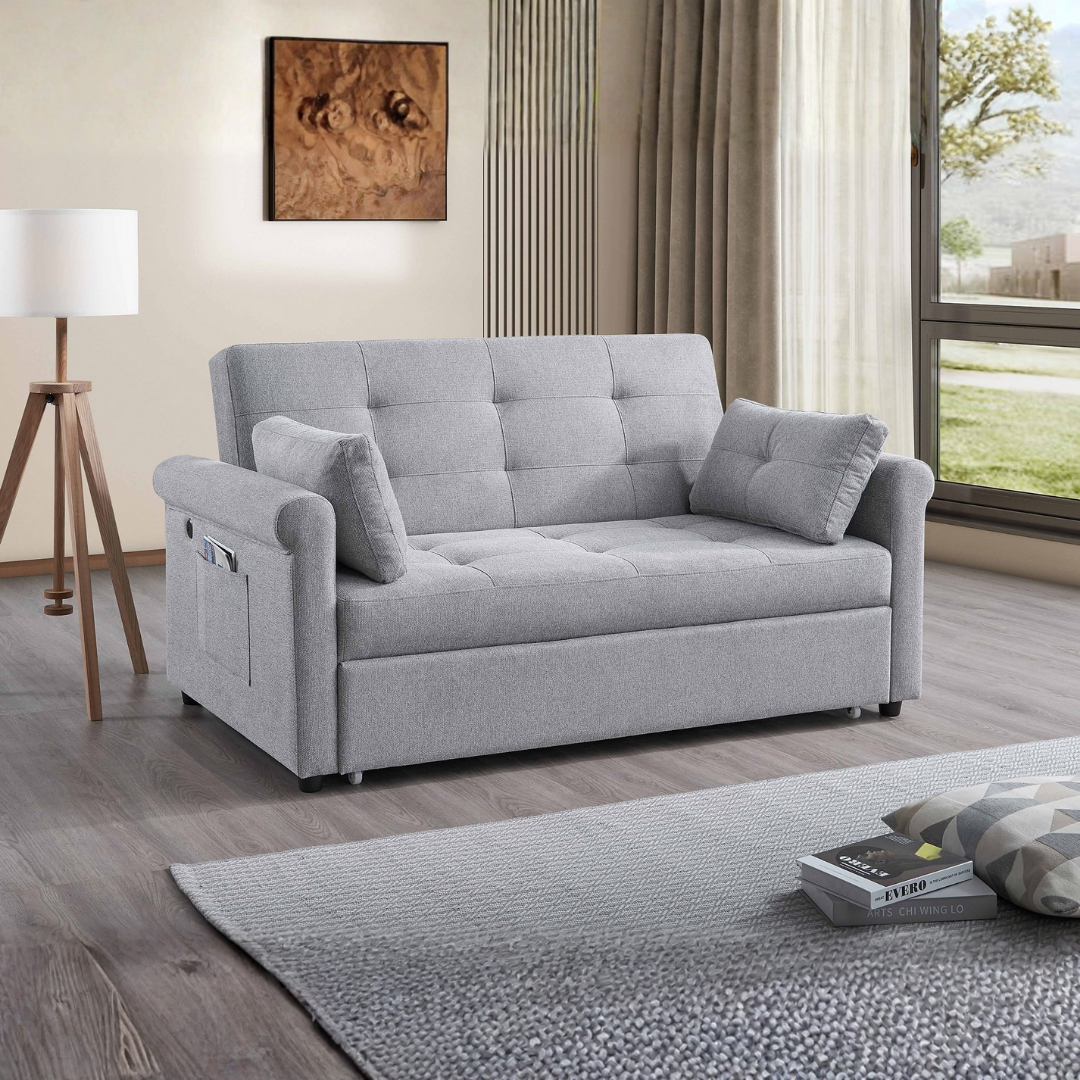 Loriva – Meubles Bonito – Loriva 64'' Gris Nuage