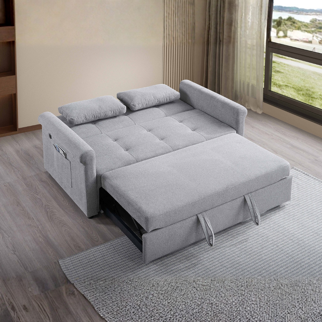 Loriva – Meubles Bonito – Loriva 64'' Gris Nuage