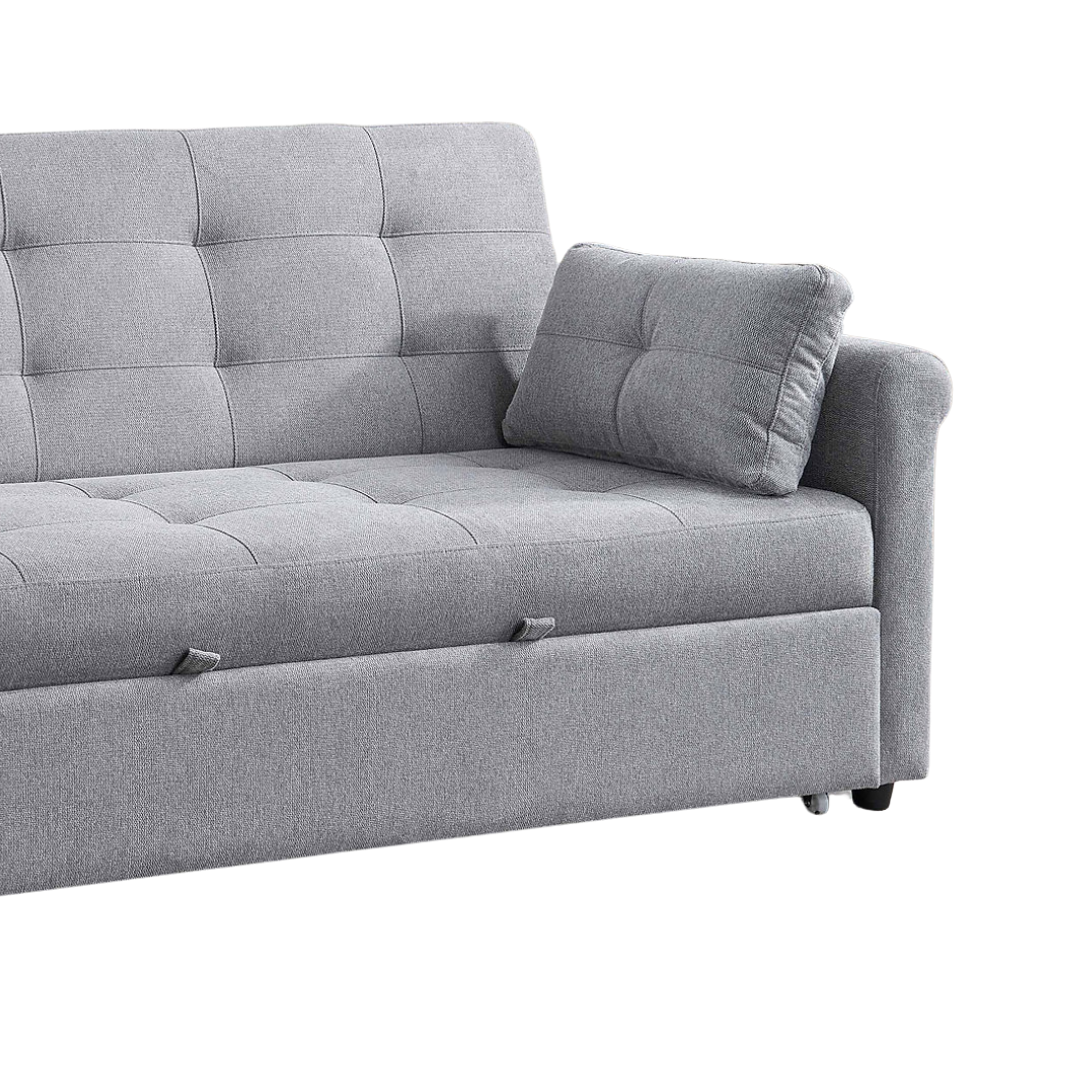 Loriva – Canapé-lit – 70" – Gris nuage