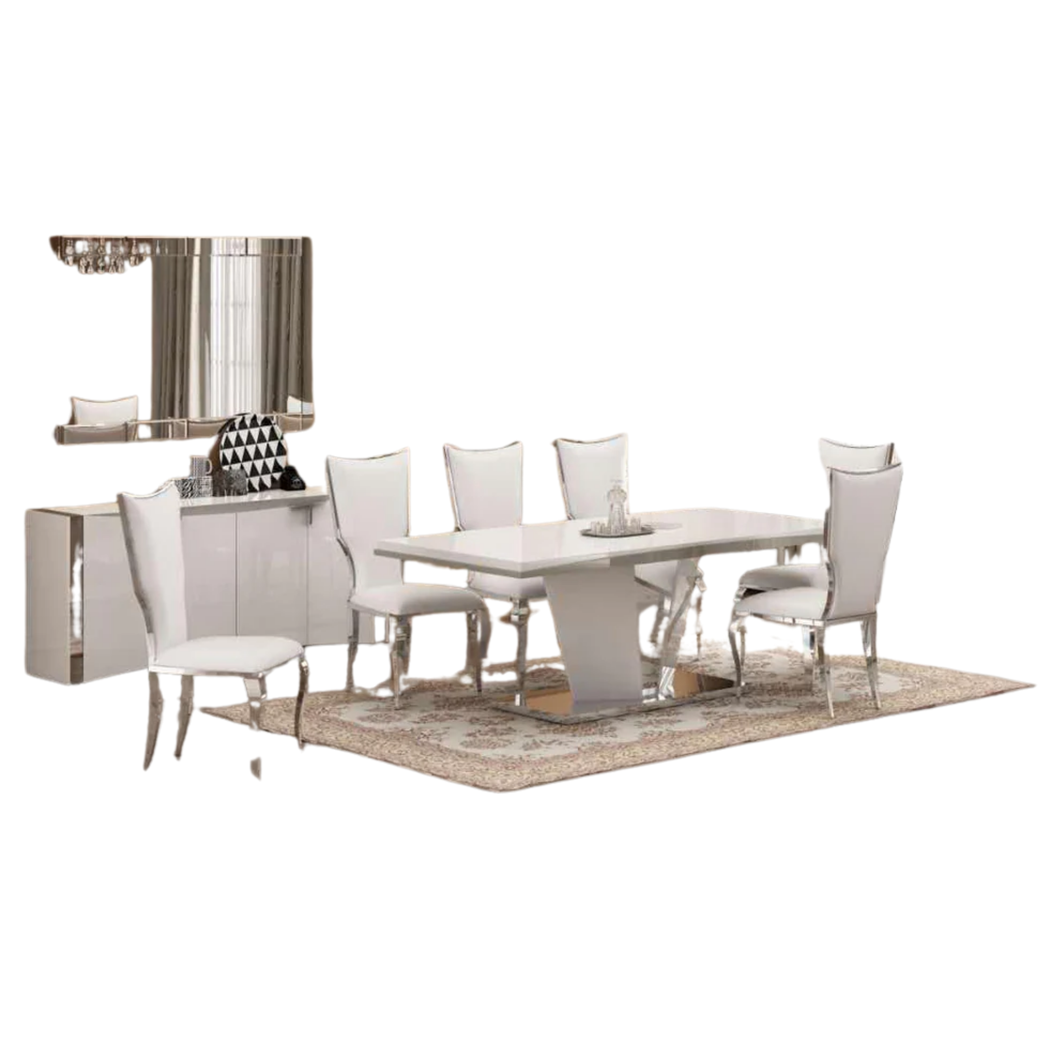 MILANO DINING SET 7PCS