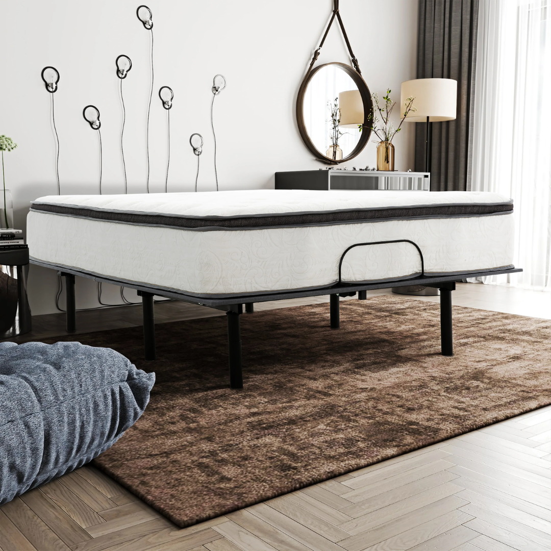 Sommier articulé Malorix avec six positions préréglées – Twin XL / Double / Queen / King