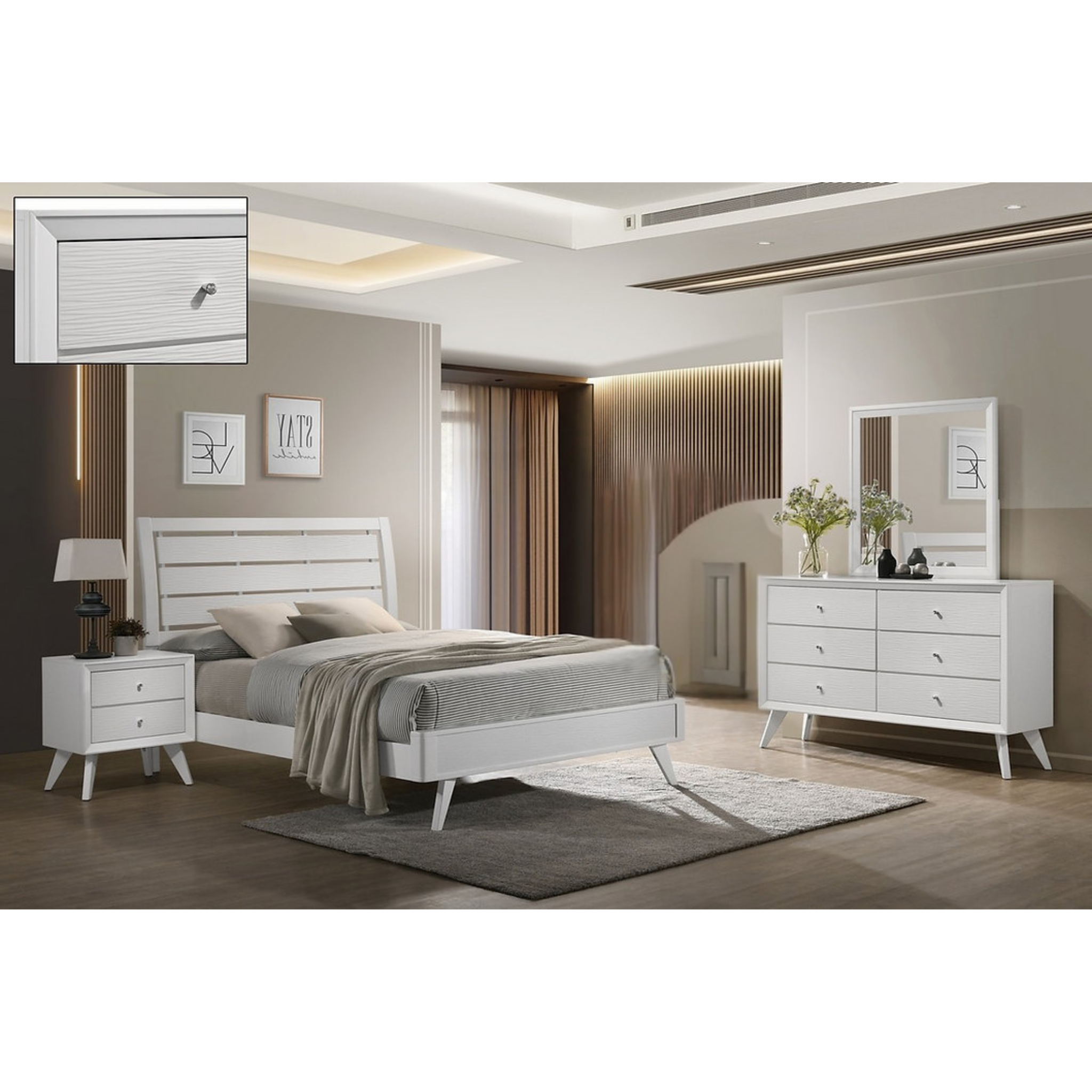 King Bedroom Set – Mia