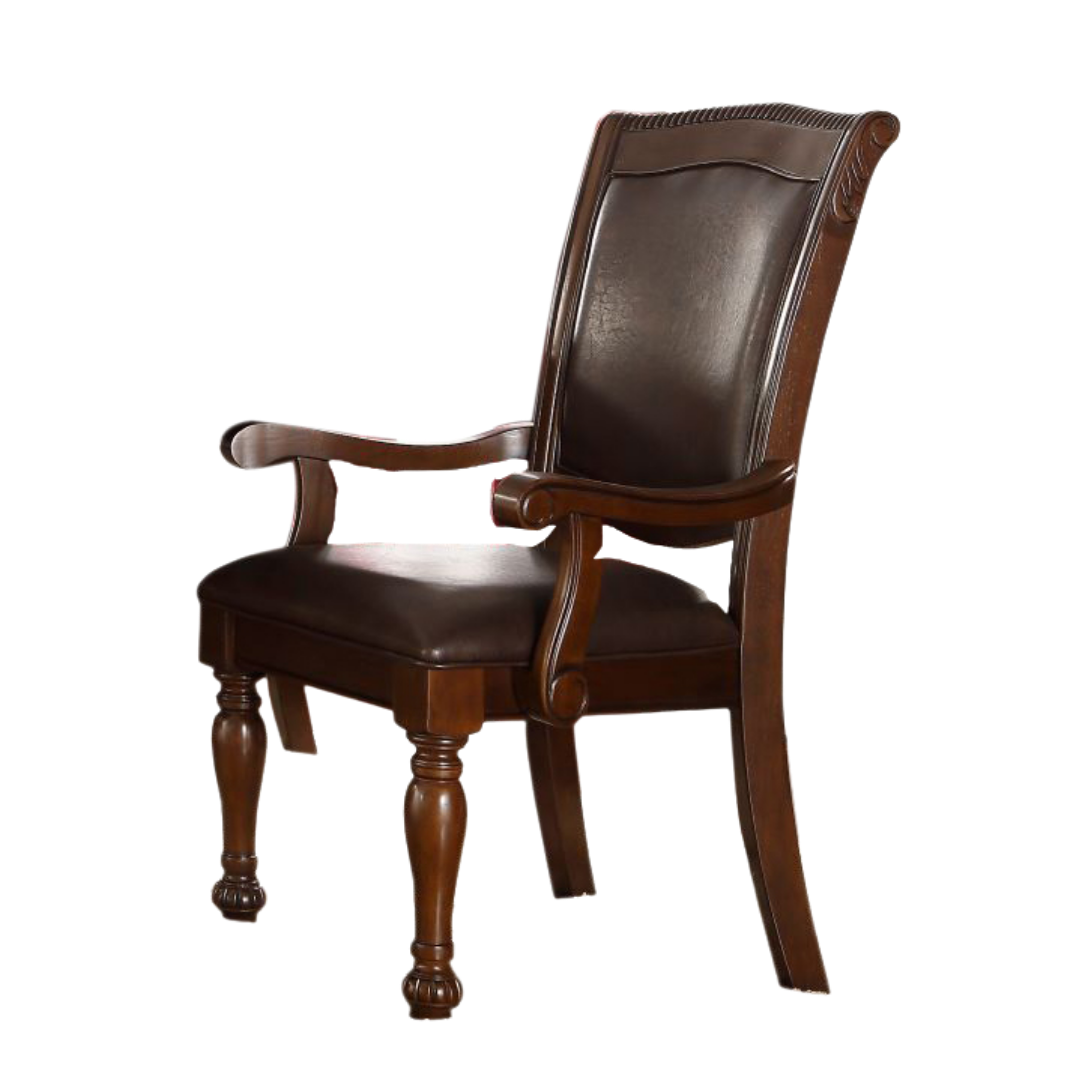 Modul – Ensemble de salle à manger – Bois massif / Revêtement marron