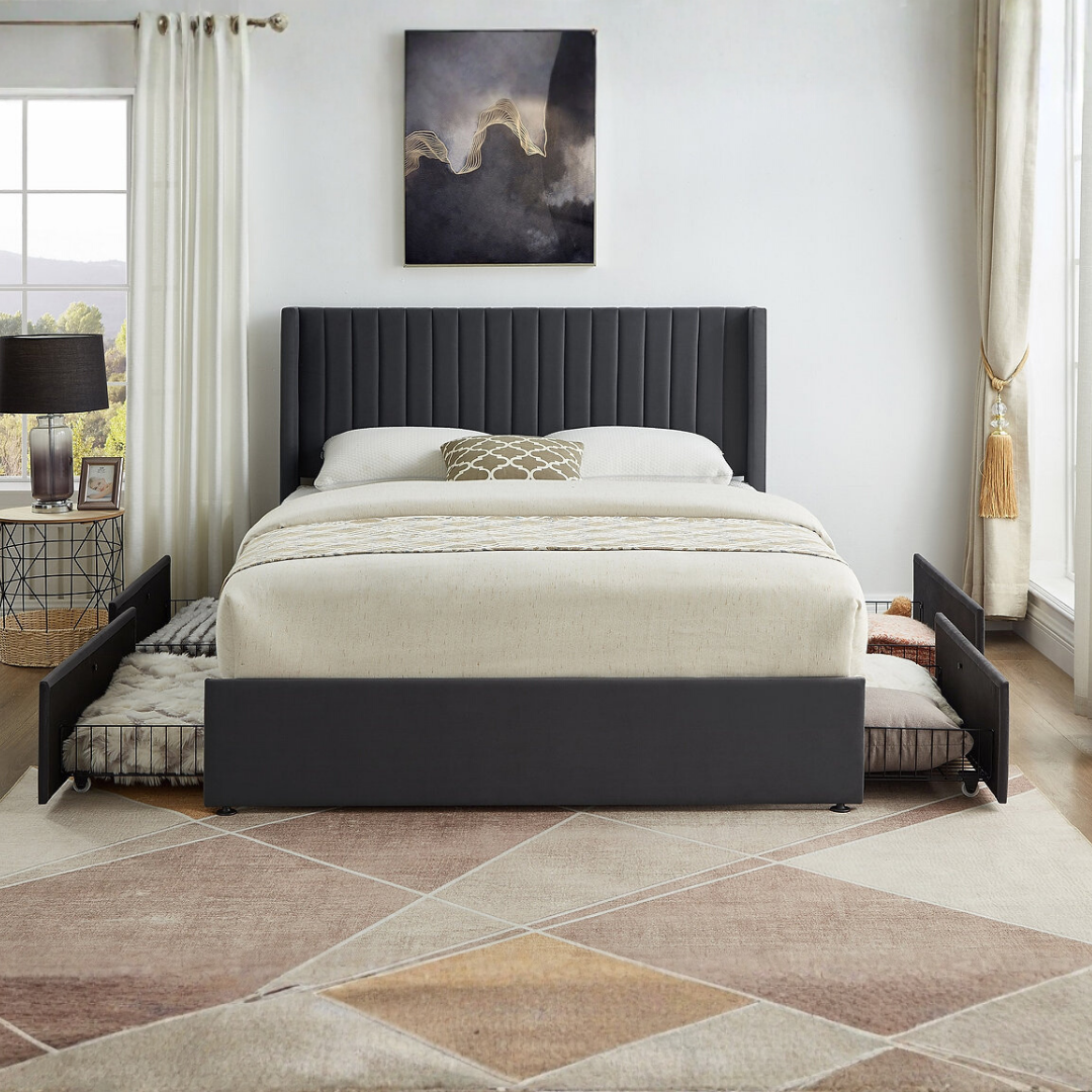 Morvyn – Lit double – Velours