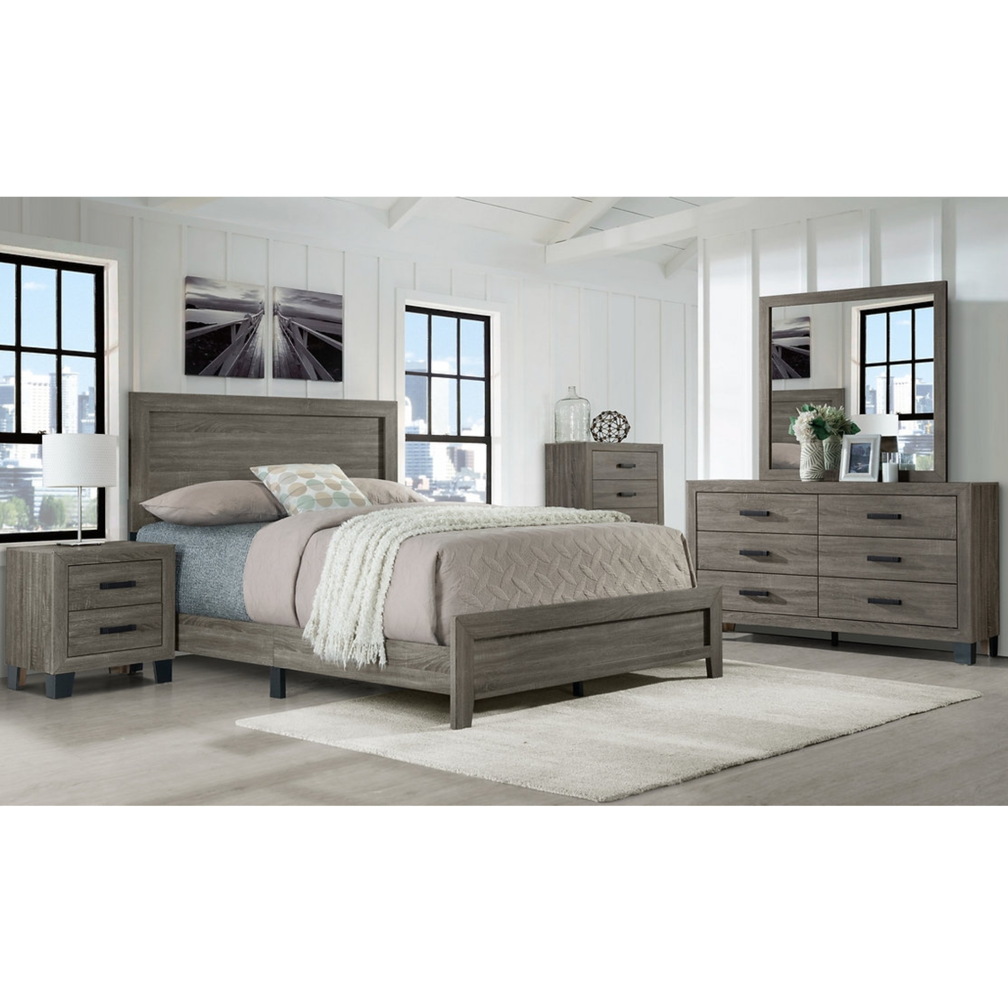 King Bedroom Set - Olivia Austin