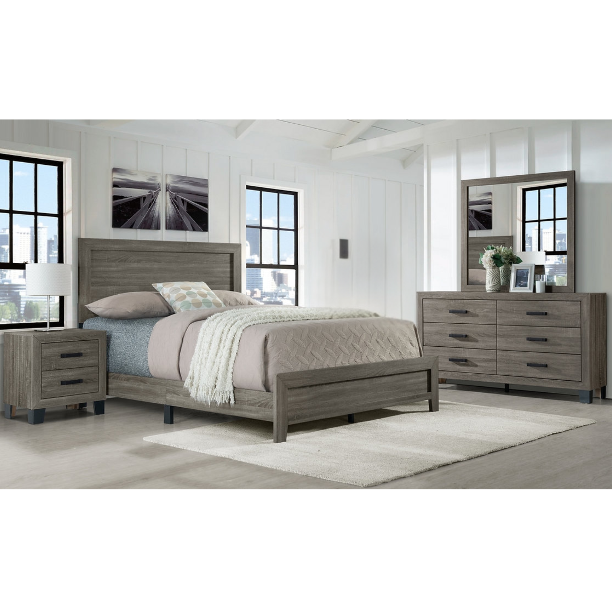 King Bedroom Set - Olivia Austin