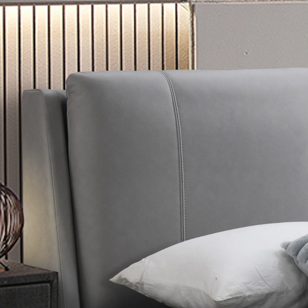 Pavrix – Queen Bed – PU (Grey)