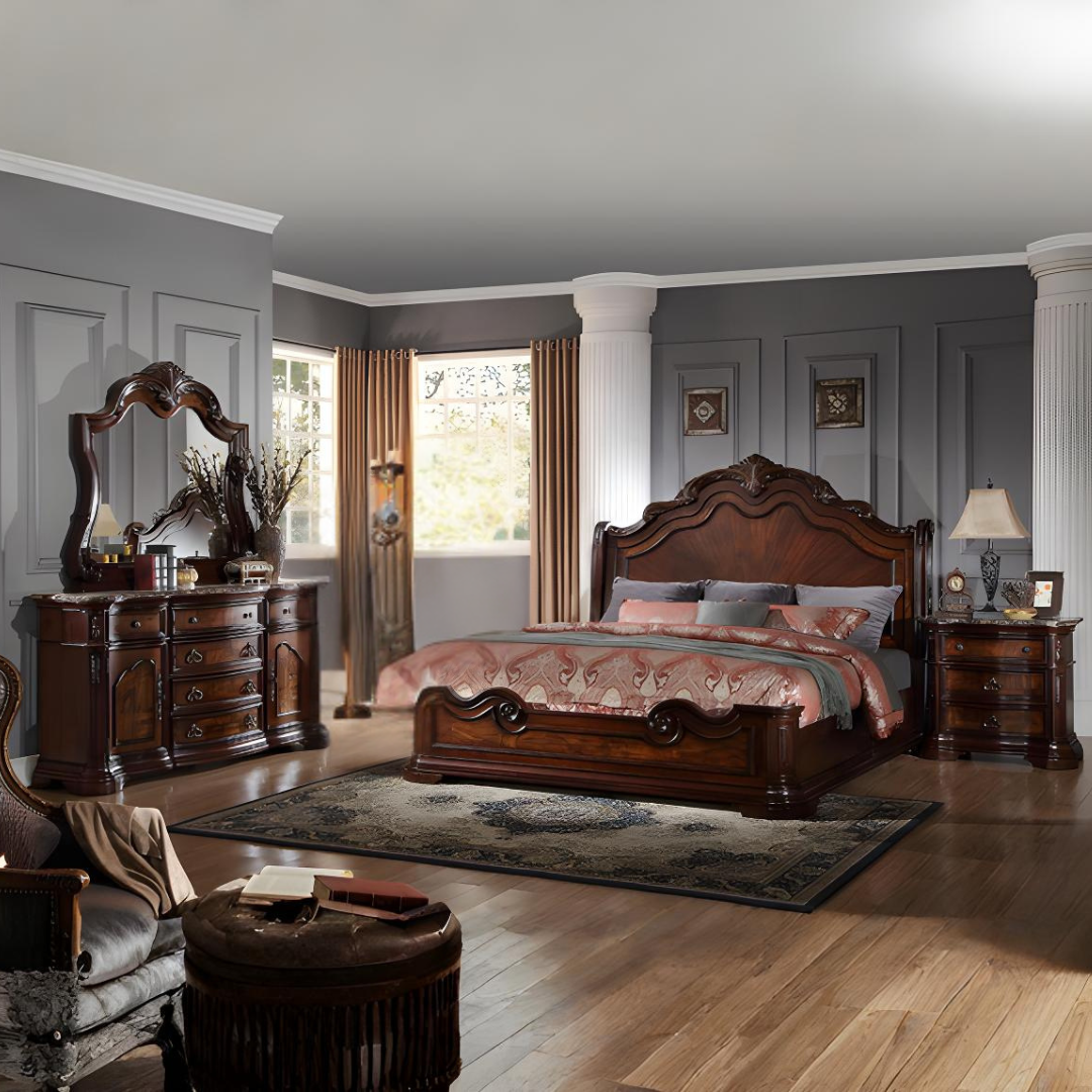 Regalthorn – Ensemble de chambre à coucher – King