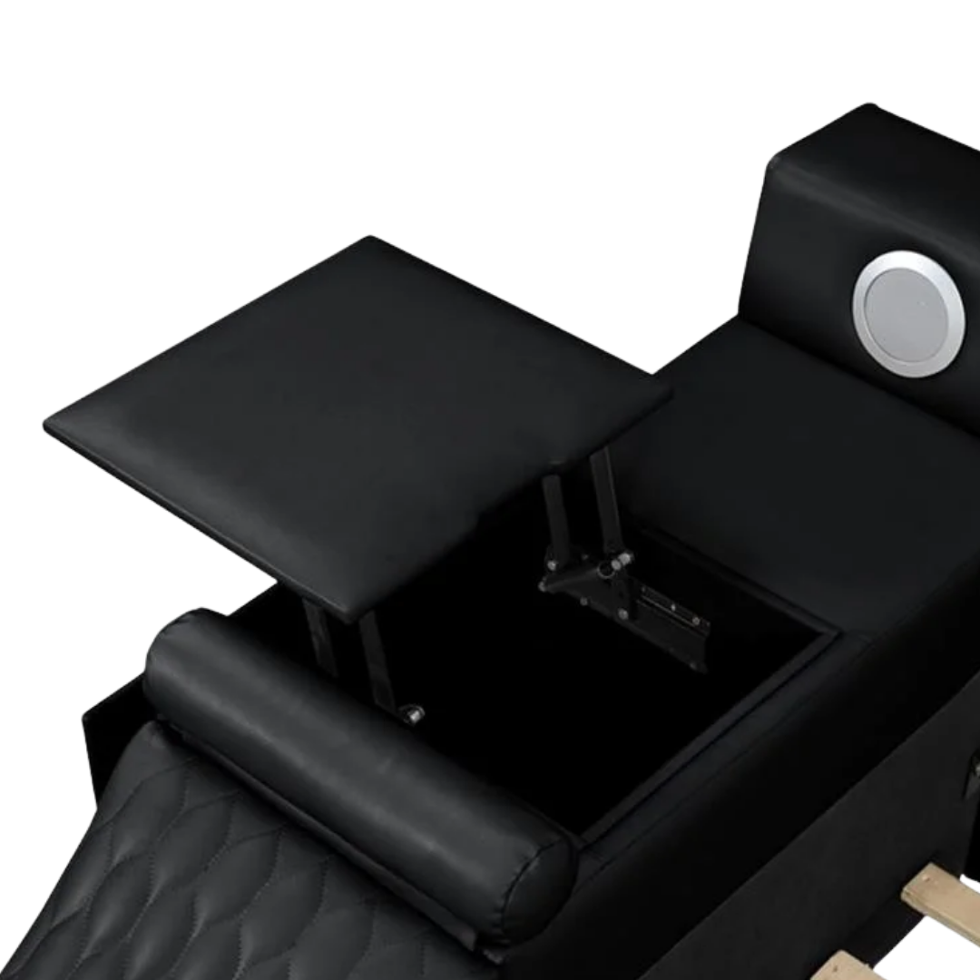 Rezova – Queen Bed – PU (Black)