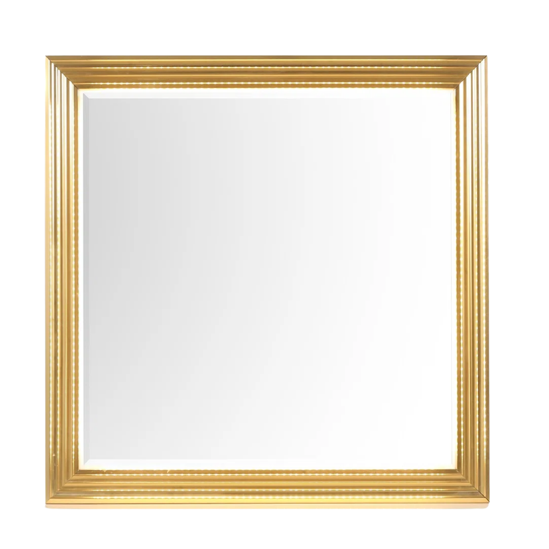 Rosaluxe – Ensemble de chambre à coucher – Grand lit – Blanc/Or rose