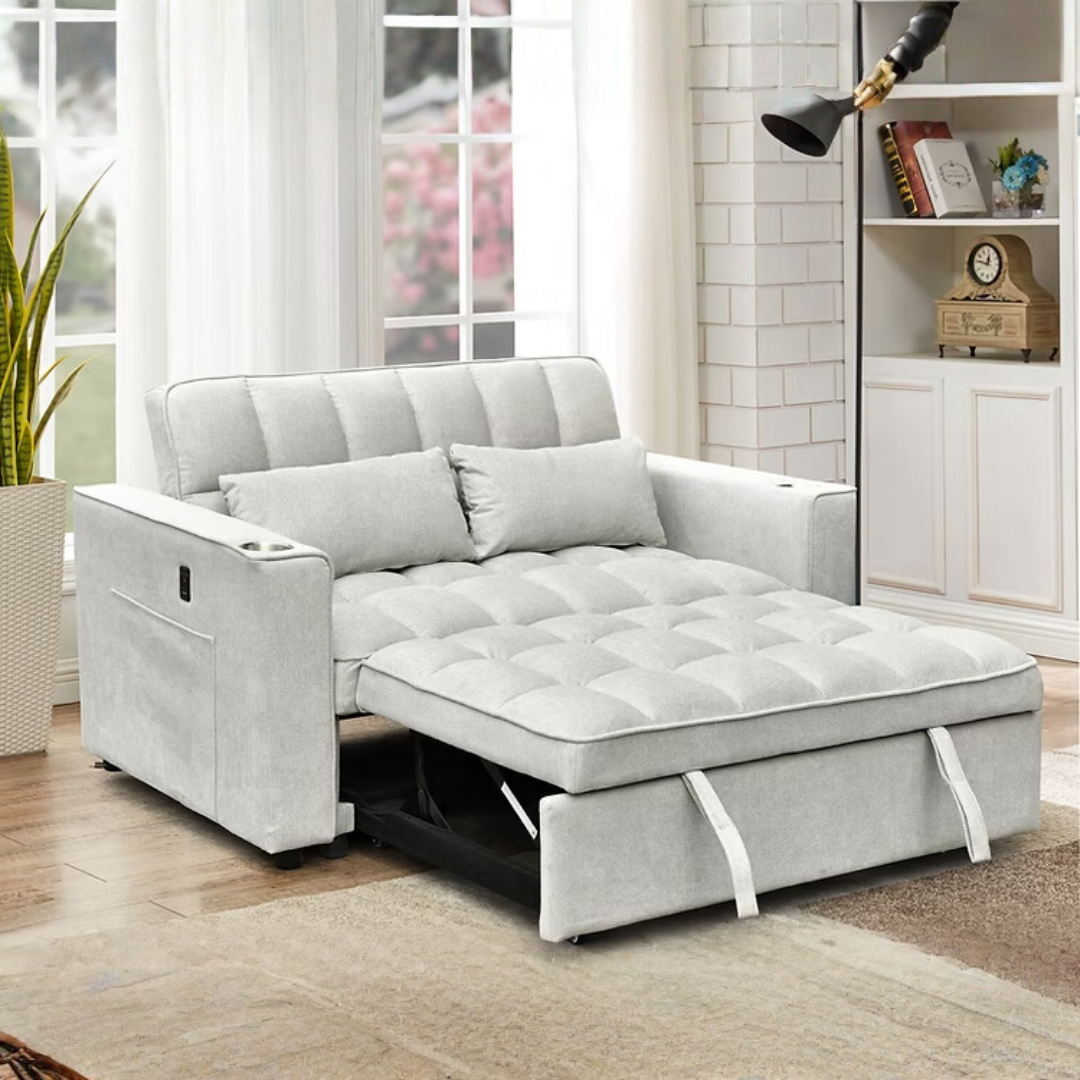 Rovina – Canapé-lit – Gris 145 cm