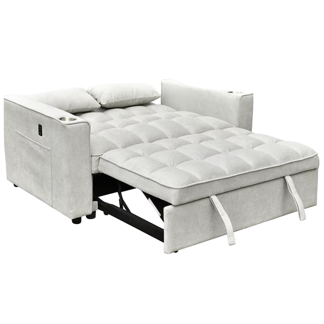 Rovina – Canapé-lit – Gris 145 cm