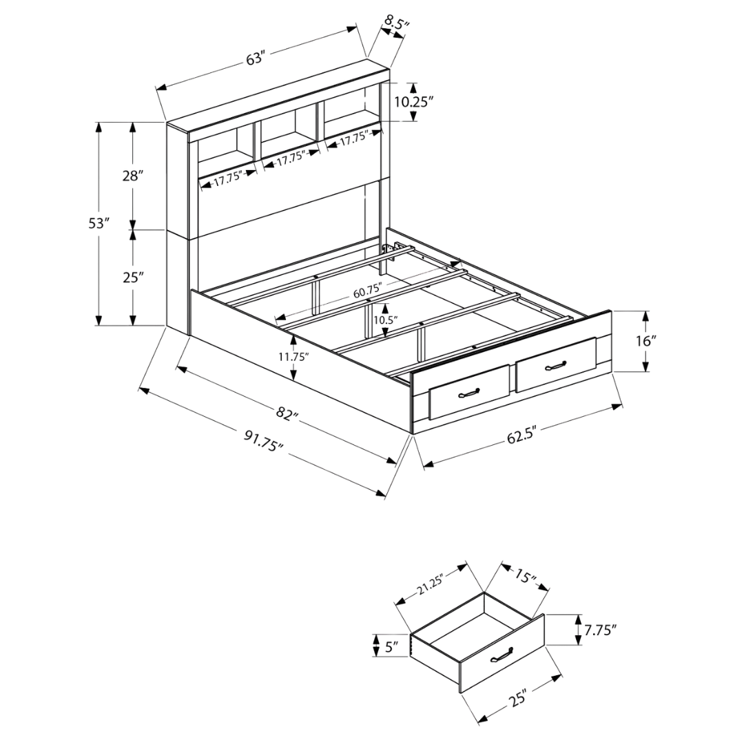 Rustello – Bedroom Set – Queen