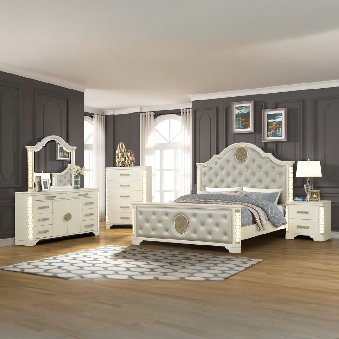 Soralia – Bedroom Set – King – Beige