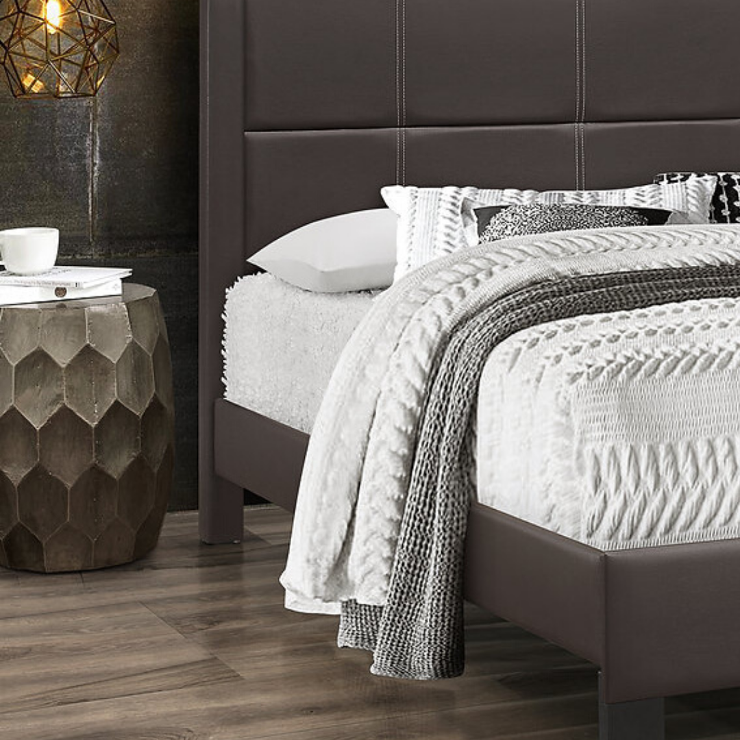 Stadron – Queen Bed – PU (Espresso)