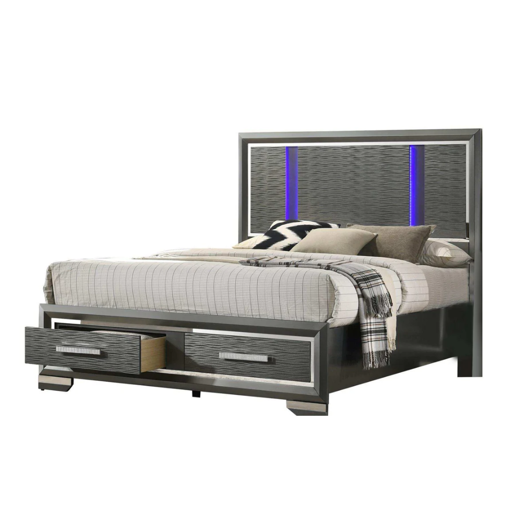 Stelvio – Bedroom Set – King – Grey