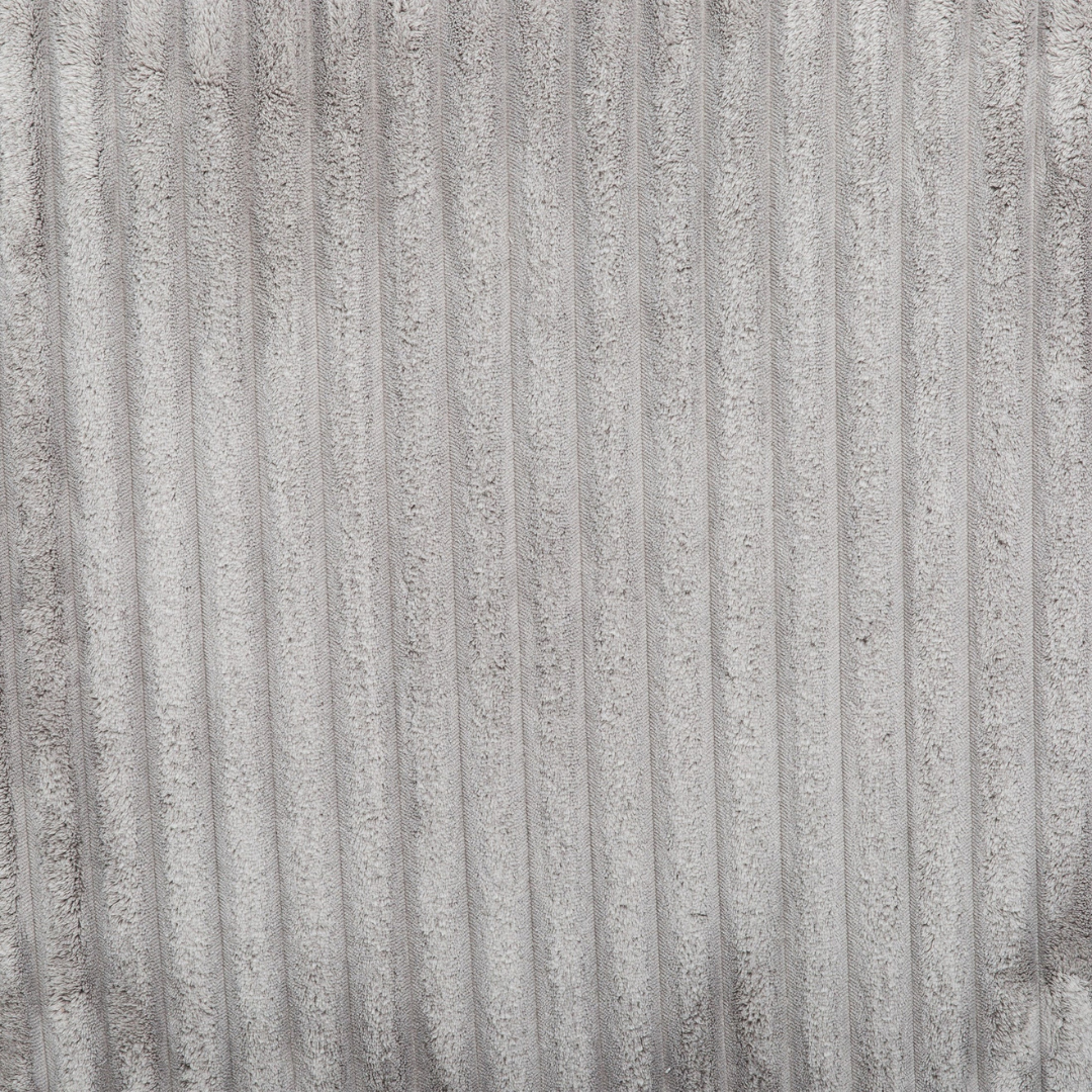 Tarra – Canapé d'angle – Tissu velours côtelé gris clair