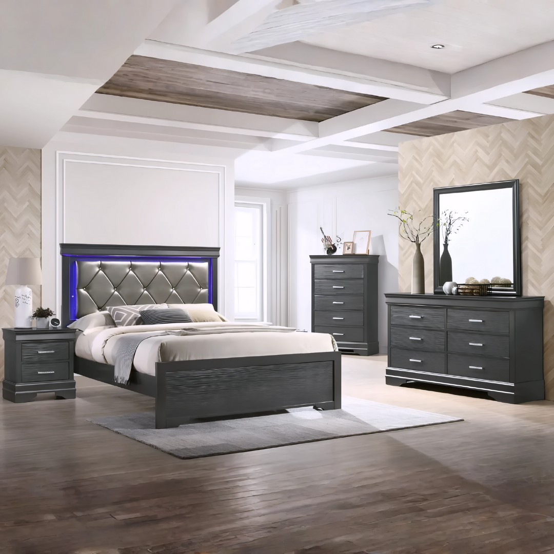 Trevon – Ensemble de chambre à coucher – Queen