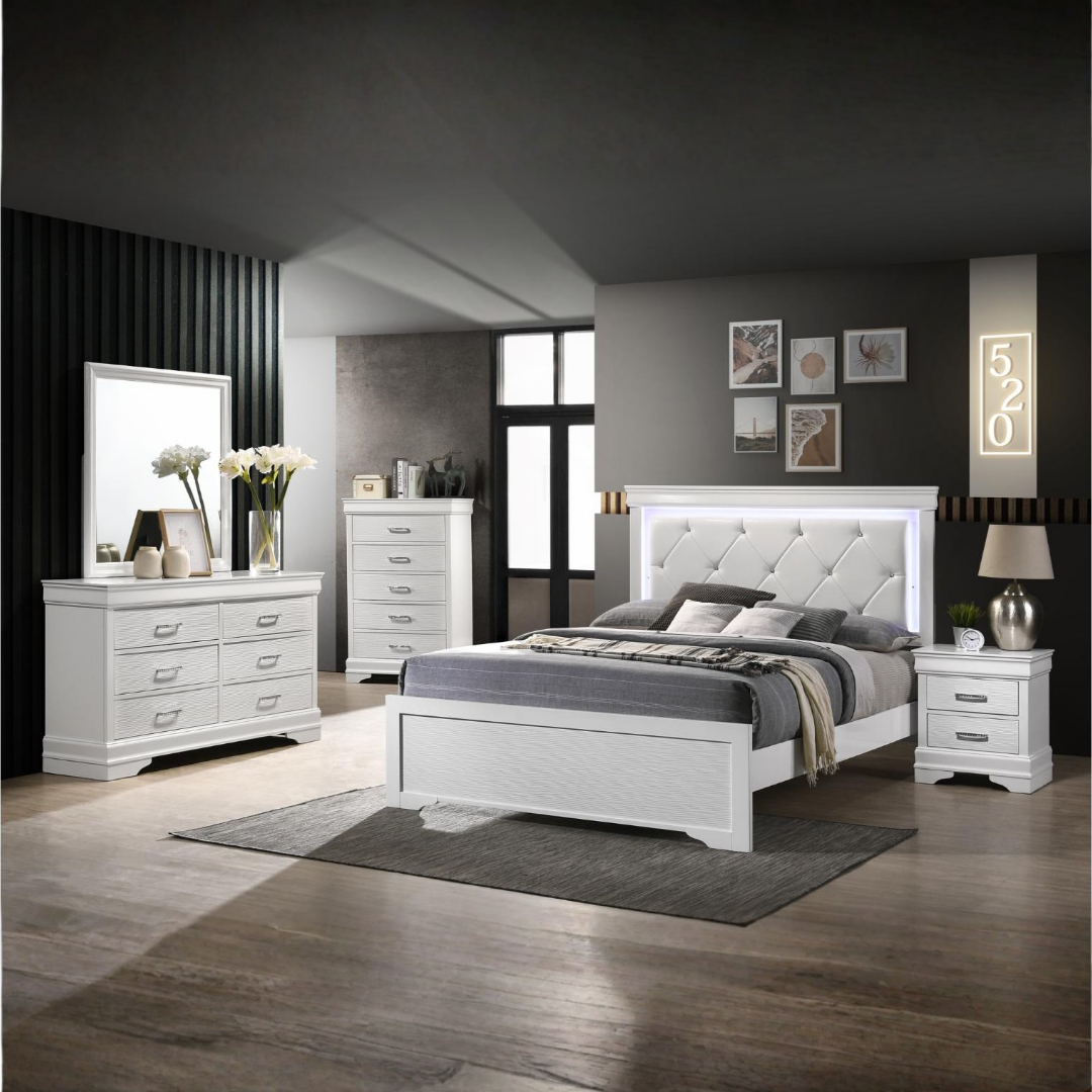 Trevona – Ensemble de chambre à coucher – Queen