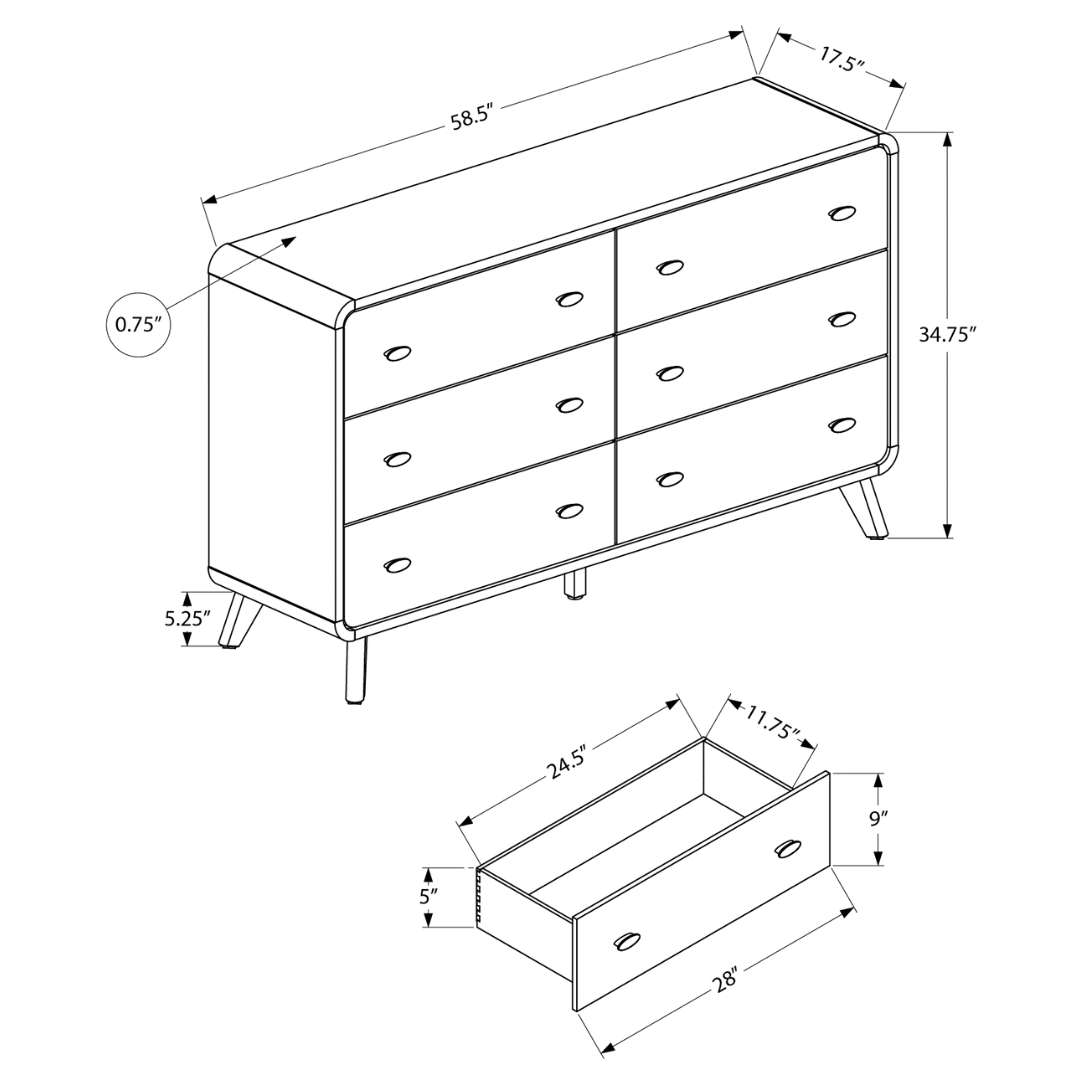 Valmero – Ensemble de chambre à coucher – Queen