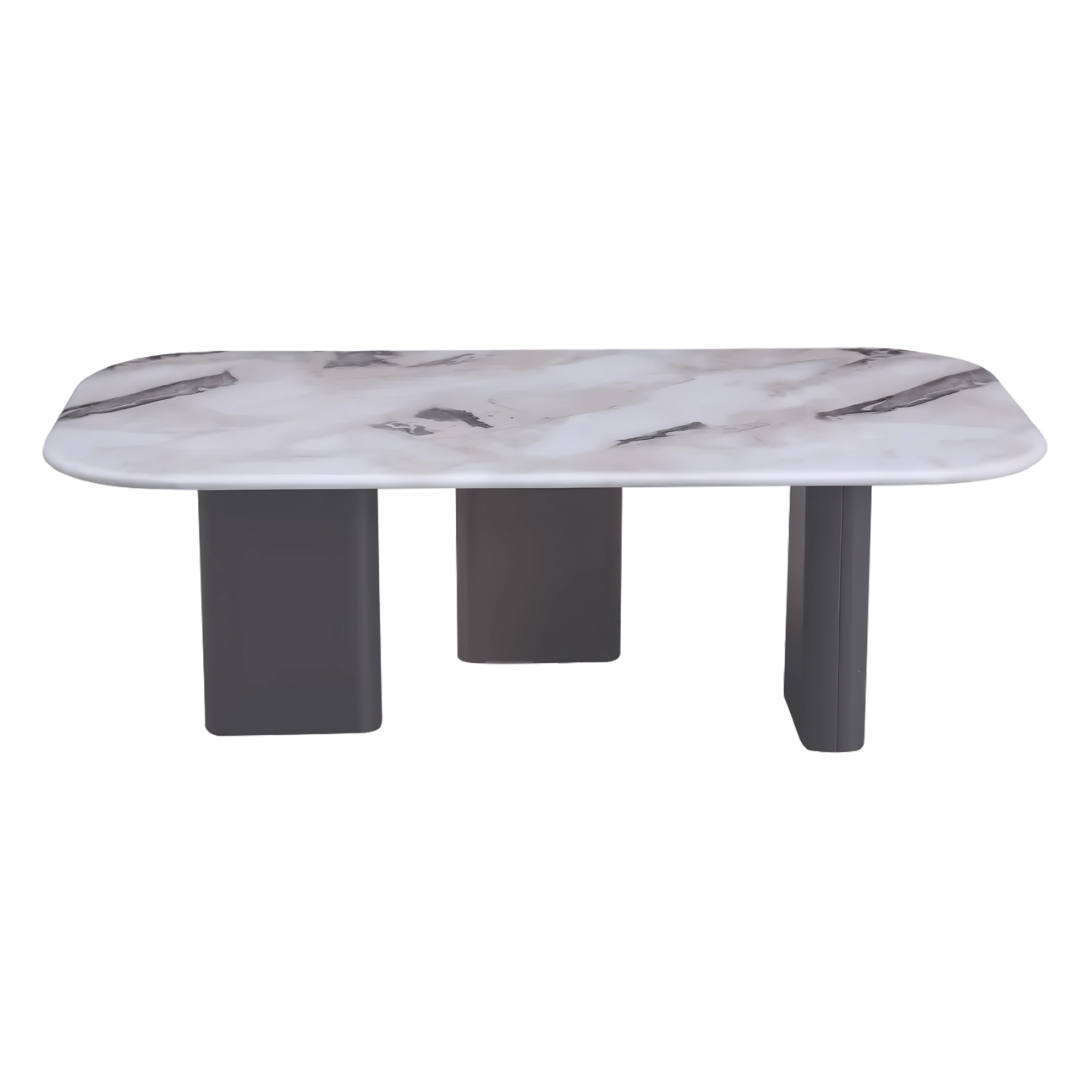 Valtaro – Table basse – Pied en marbre et noir