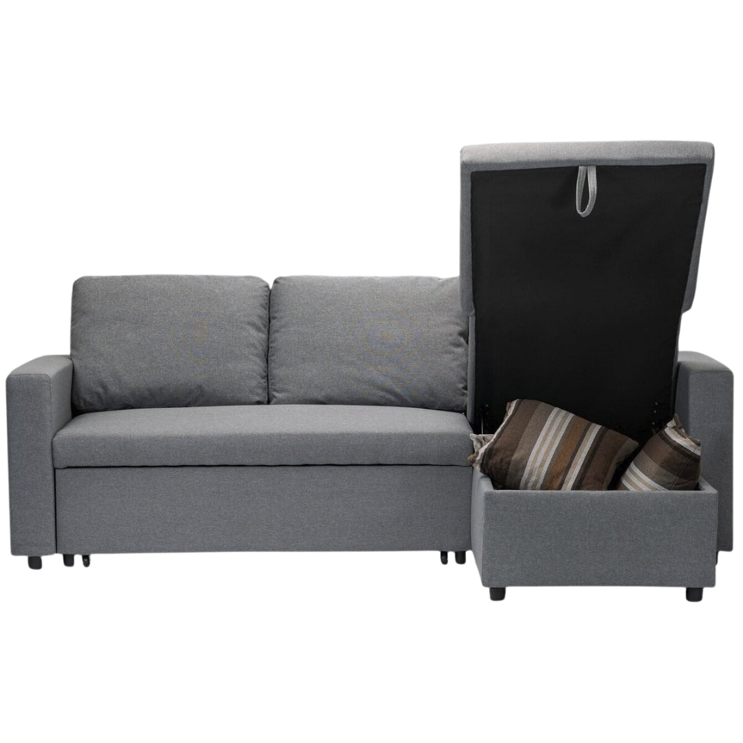 Velrik – Canapé-lit réversible – Gris