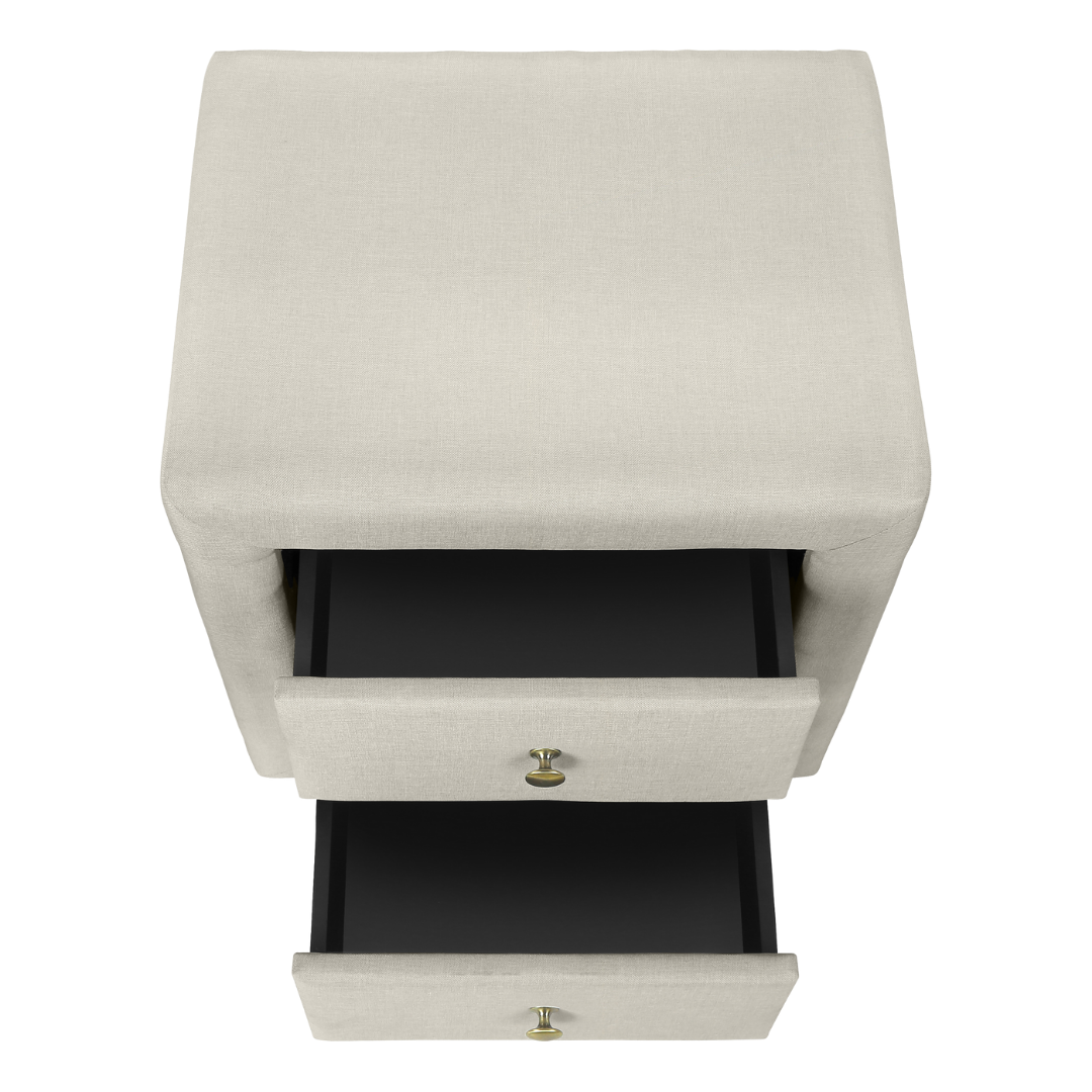 Veluxon – Night Stand – Beige Linen
