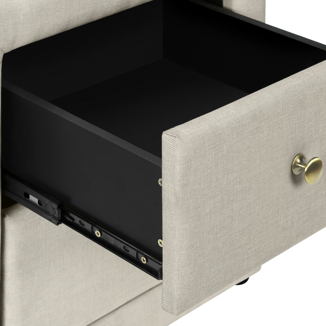 Veluxon – Night Stand – Beige Linen