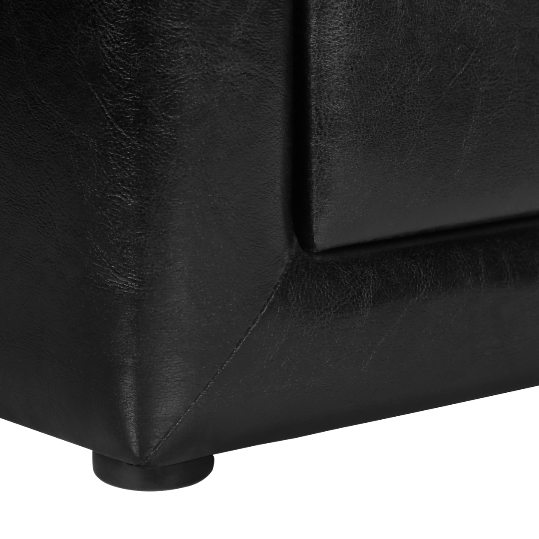 Veluxon – Night Stand – Grey Leather Look