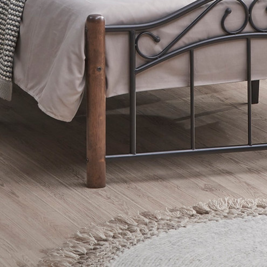 Walsten – Lit Queen – Métal/Bois