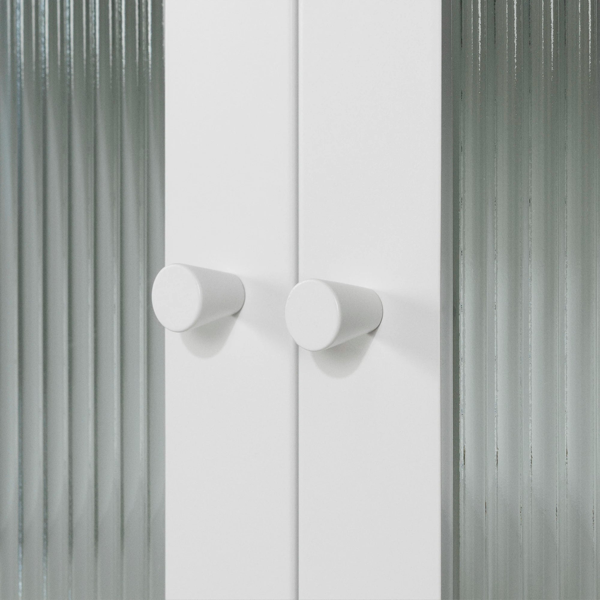 Meuble d'appoint avec portes en verre - Kodali