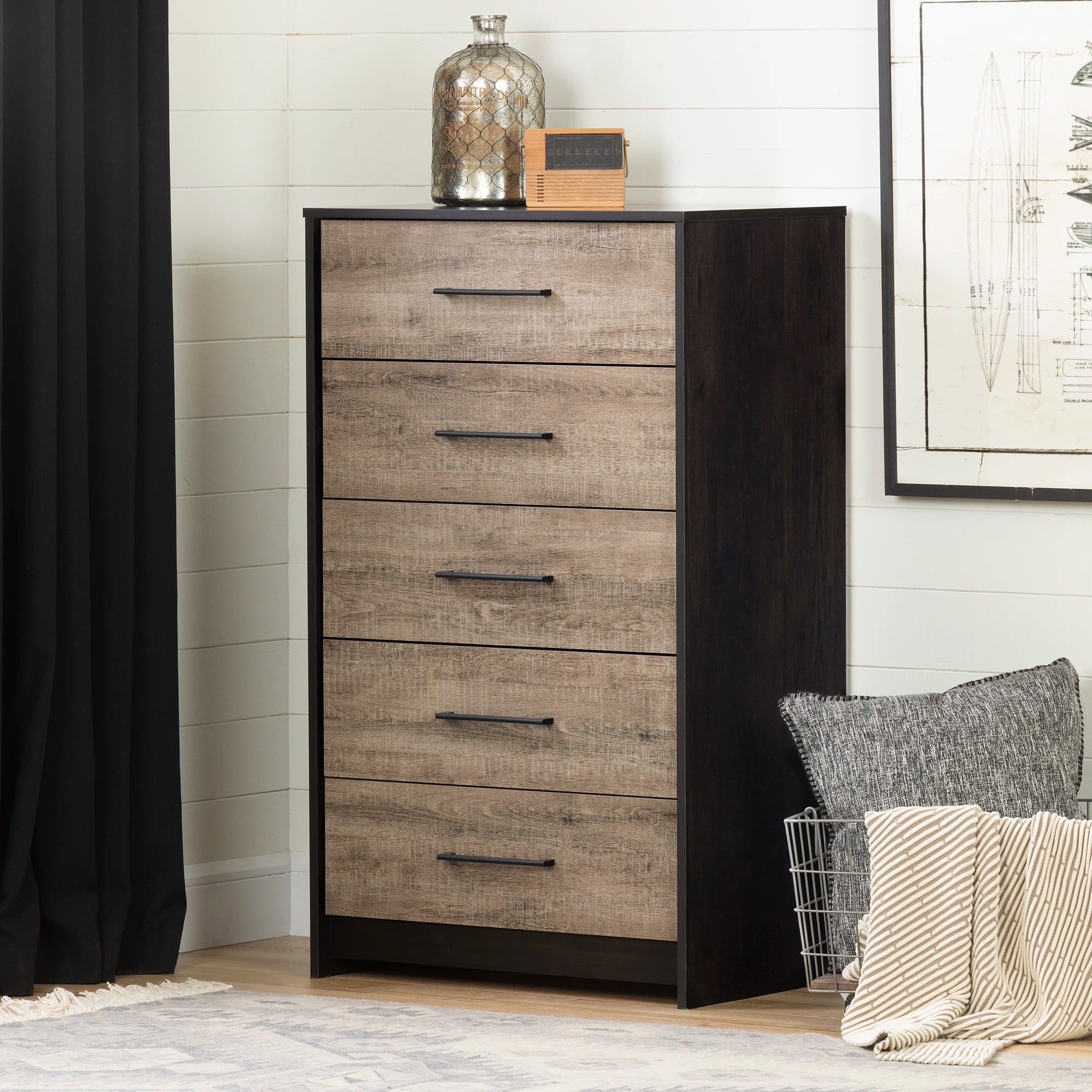5-Drawer Chest Storage Unit - Londen