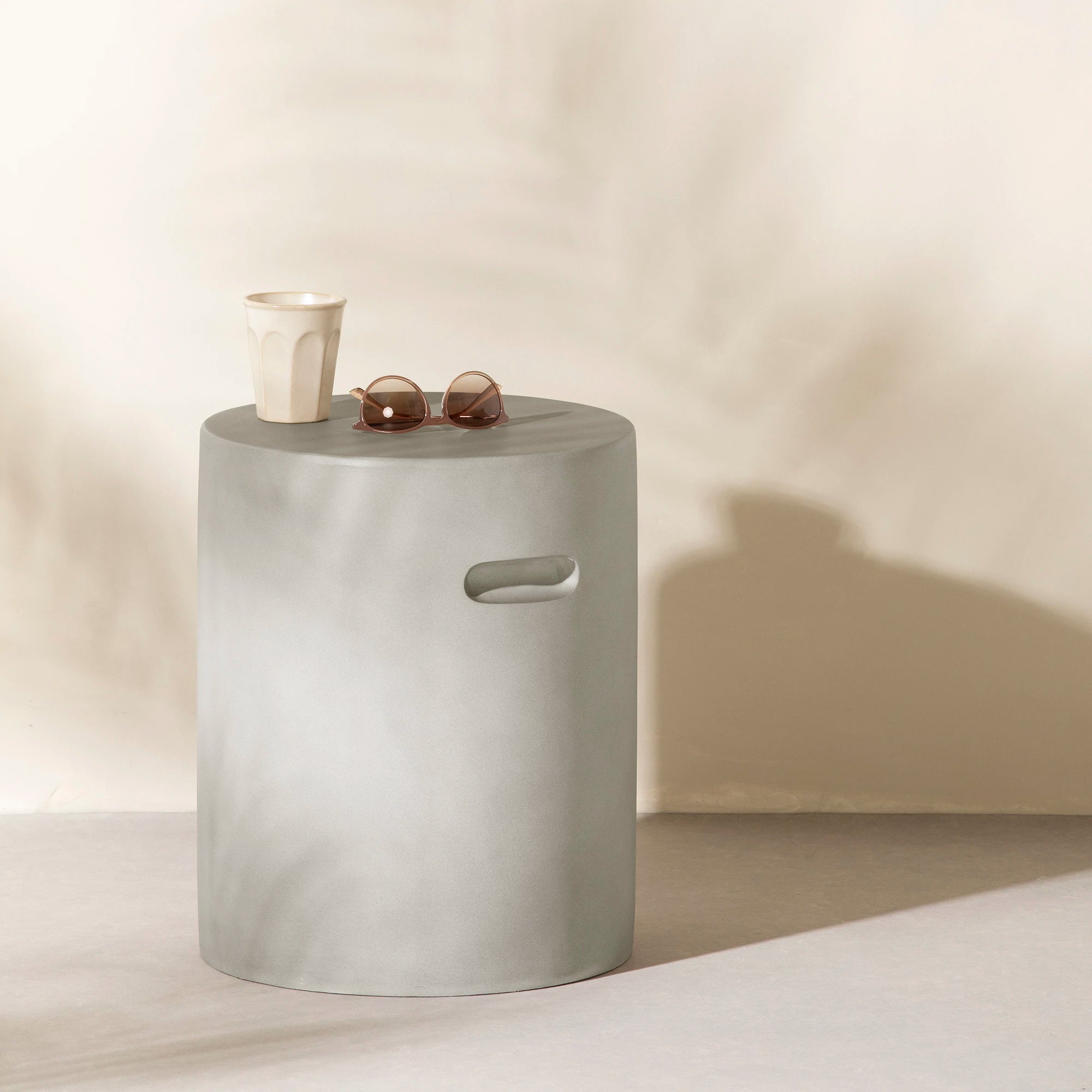 Cylindrical Outdoor Side Table - Amalfi