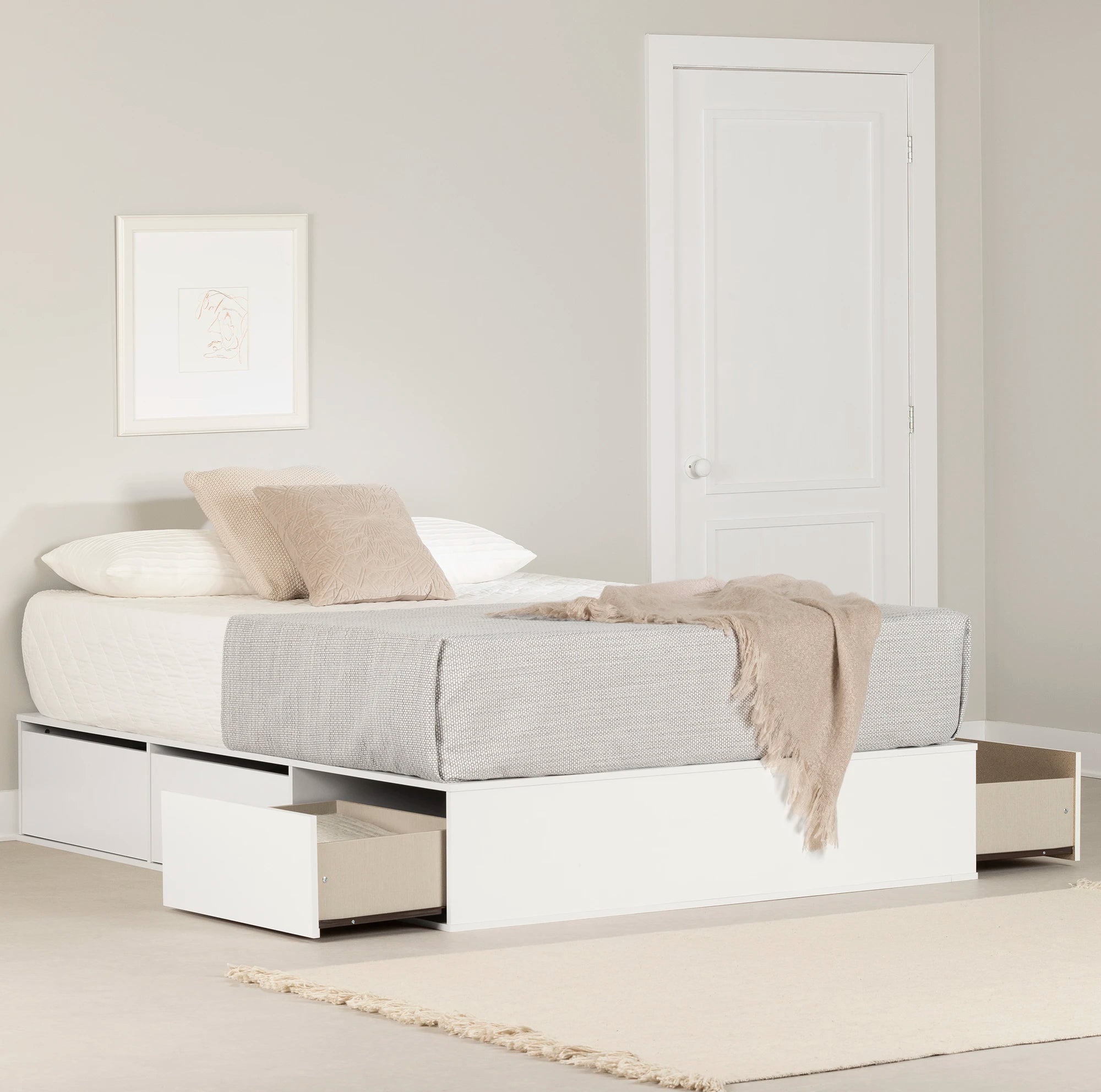 6-Drawer Platform bed – Fusion