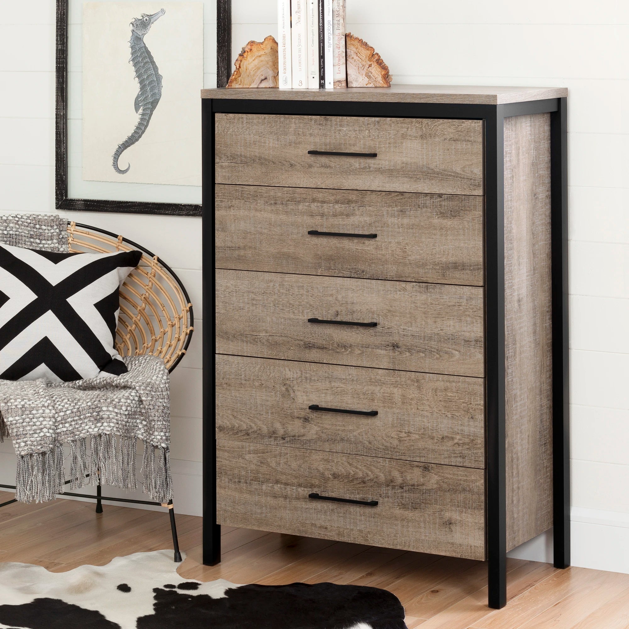 5-Drawer Chest Dresser - Munich